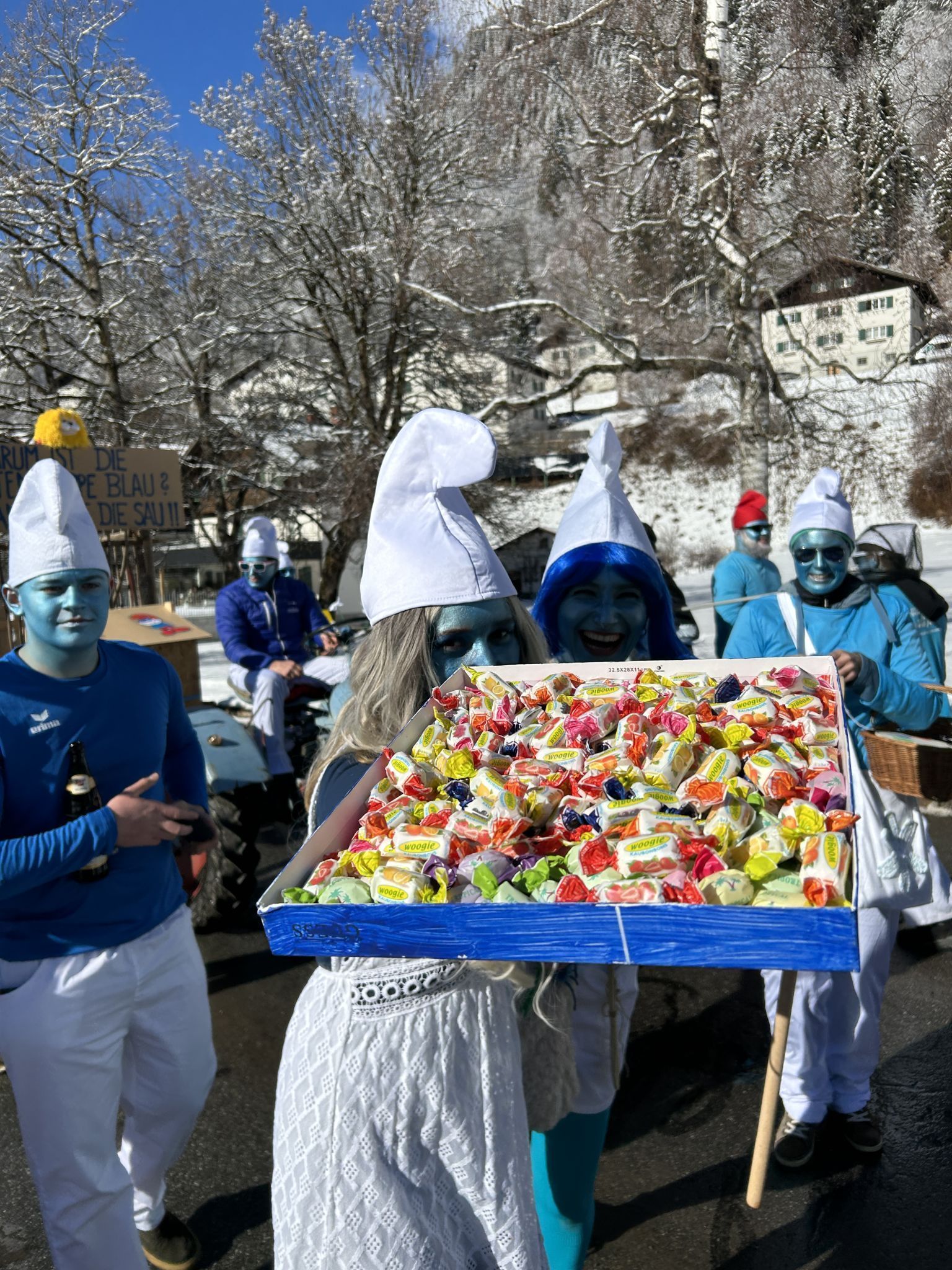 Impressionen vom Faschingsumzug in Partenen  (Bildergalerie)