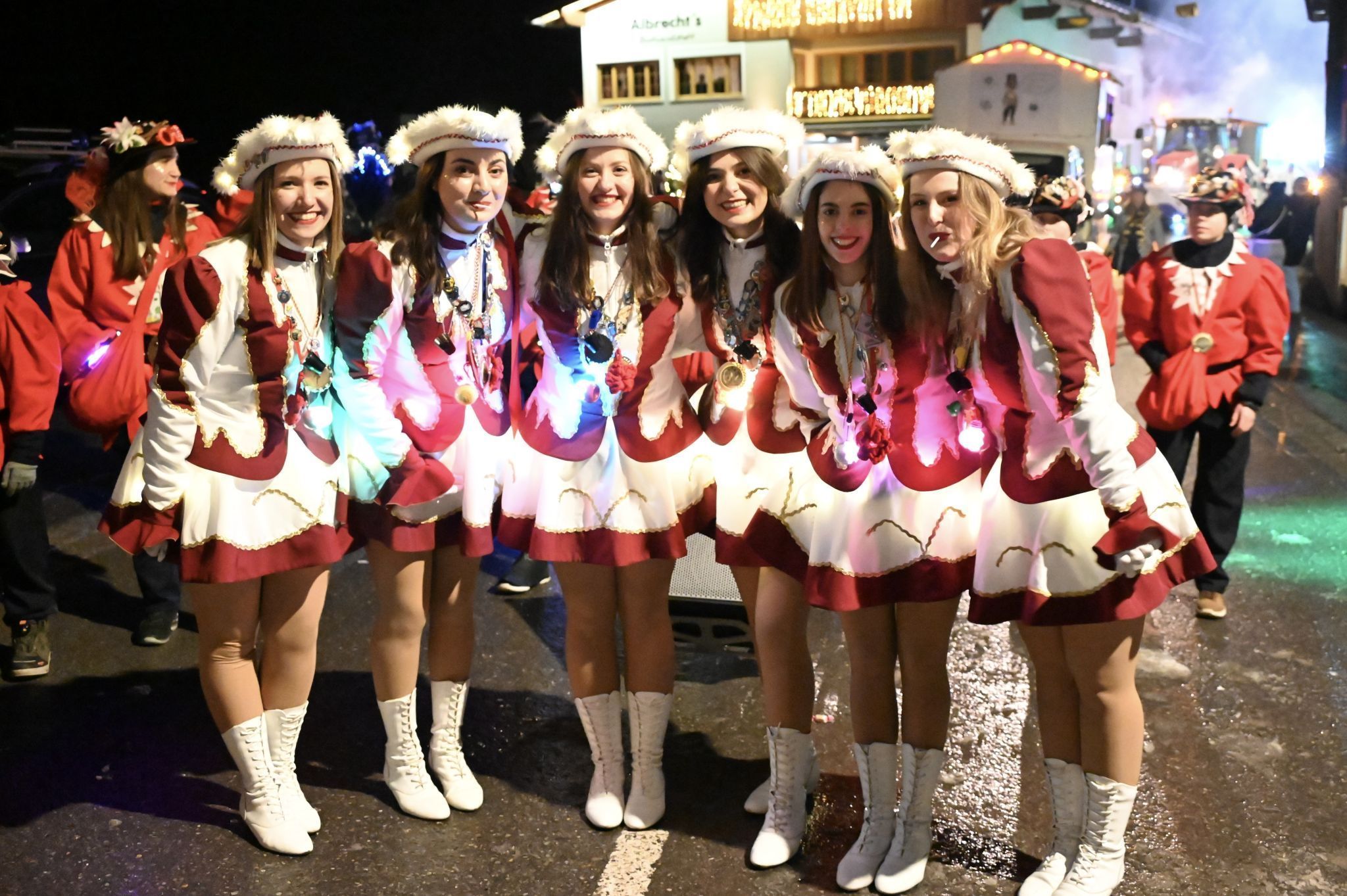 Die Garde der Funkenzunft Buch traten den weiten Weg nach Klösterle an.