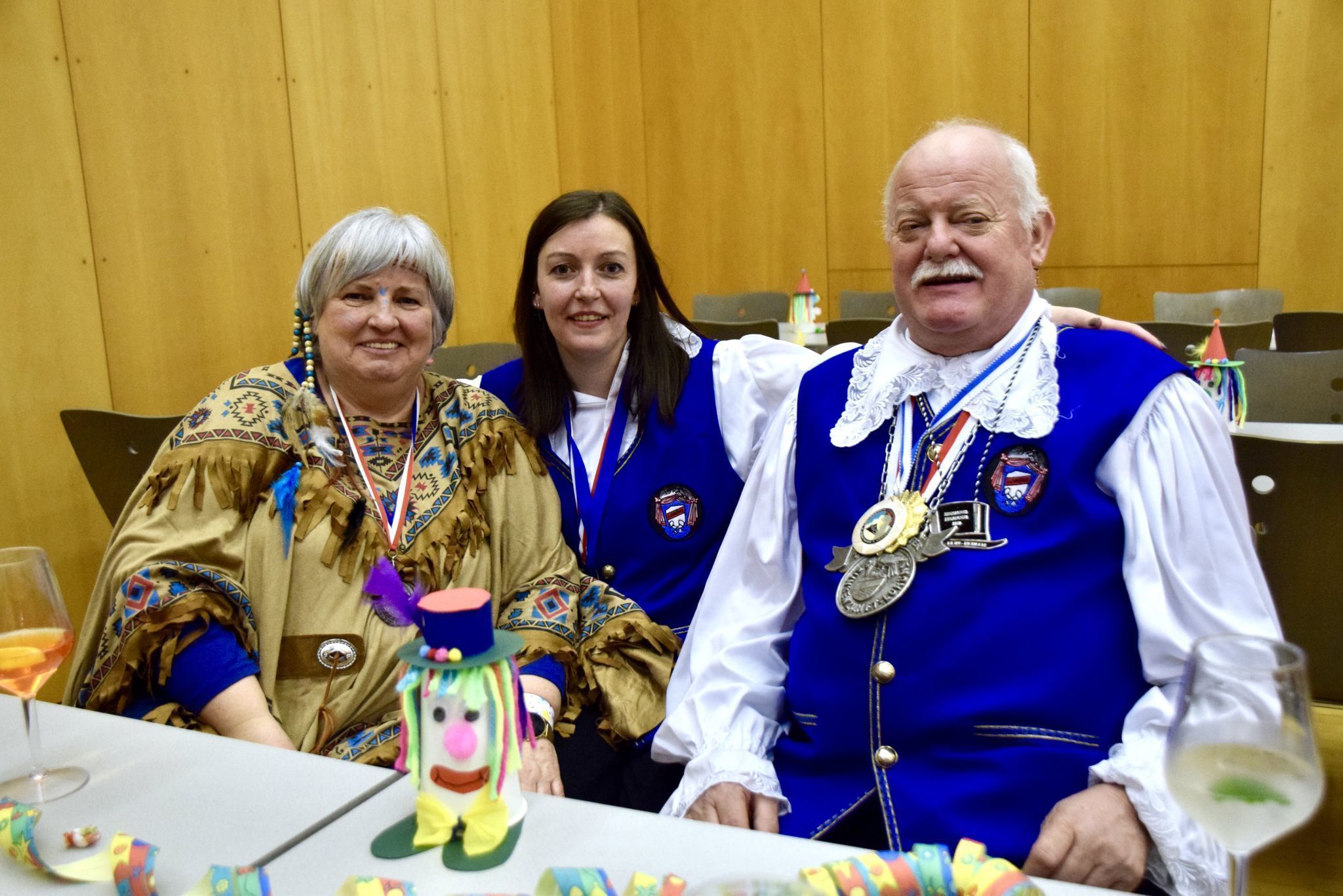 Adele und Franz Marte, in der Mitte Stefanie Rudigier.