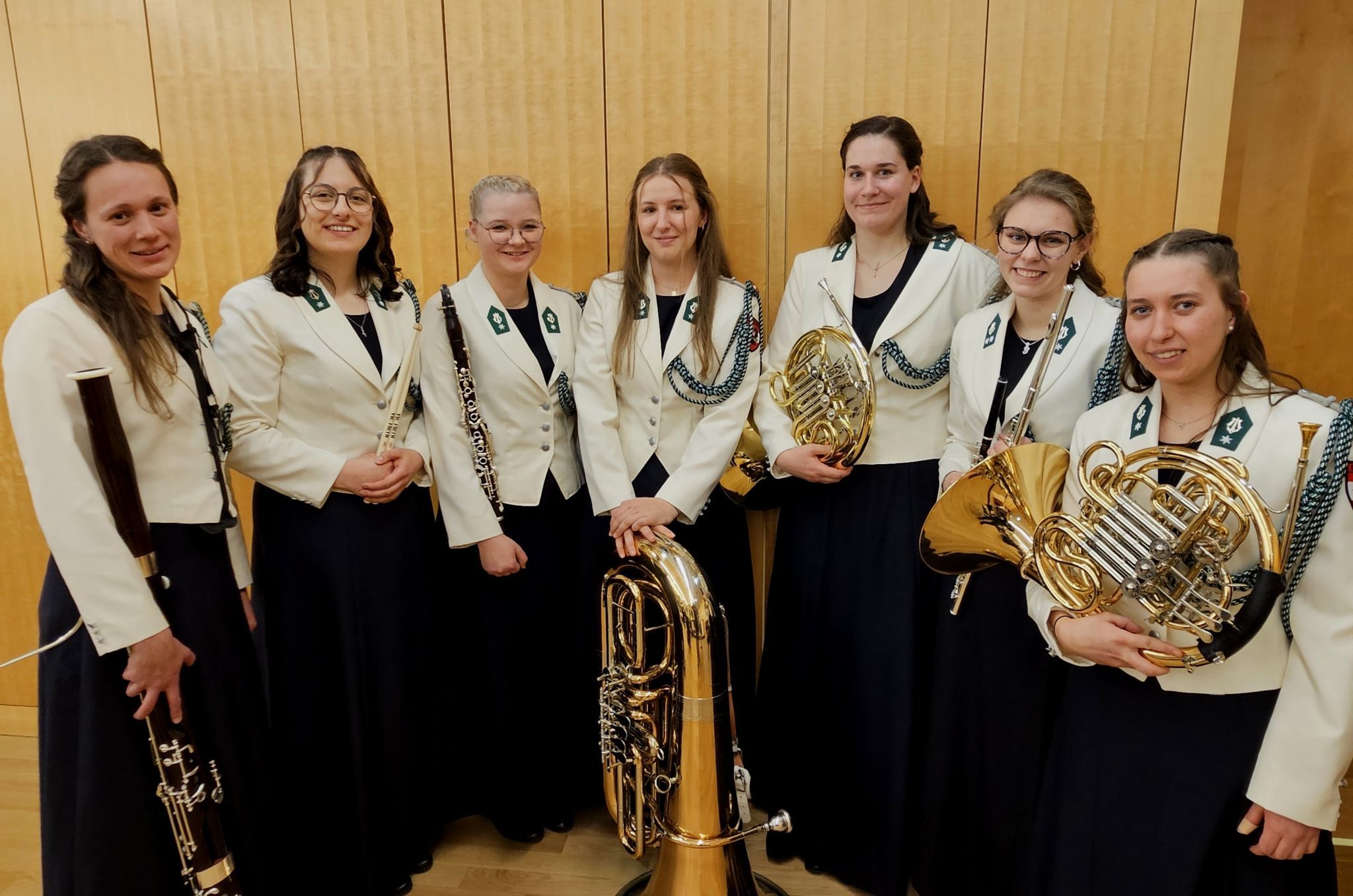 Musikantinnen aus dem ganzen Land bereichern als „Soldatinnen“ die Militärmusik Vorarlberg.