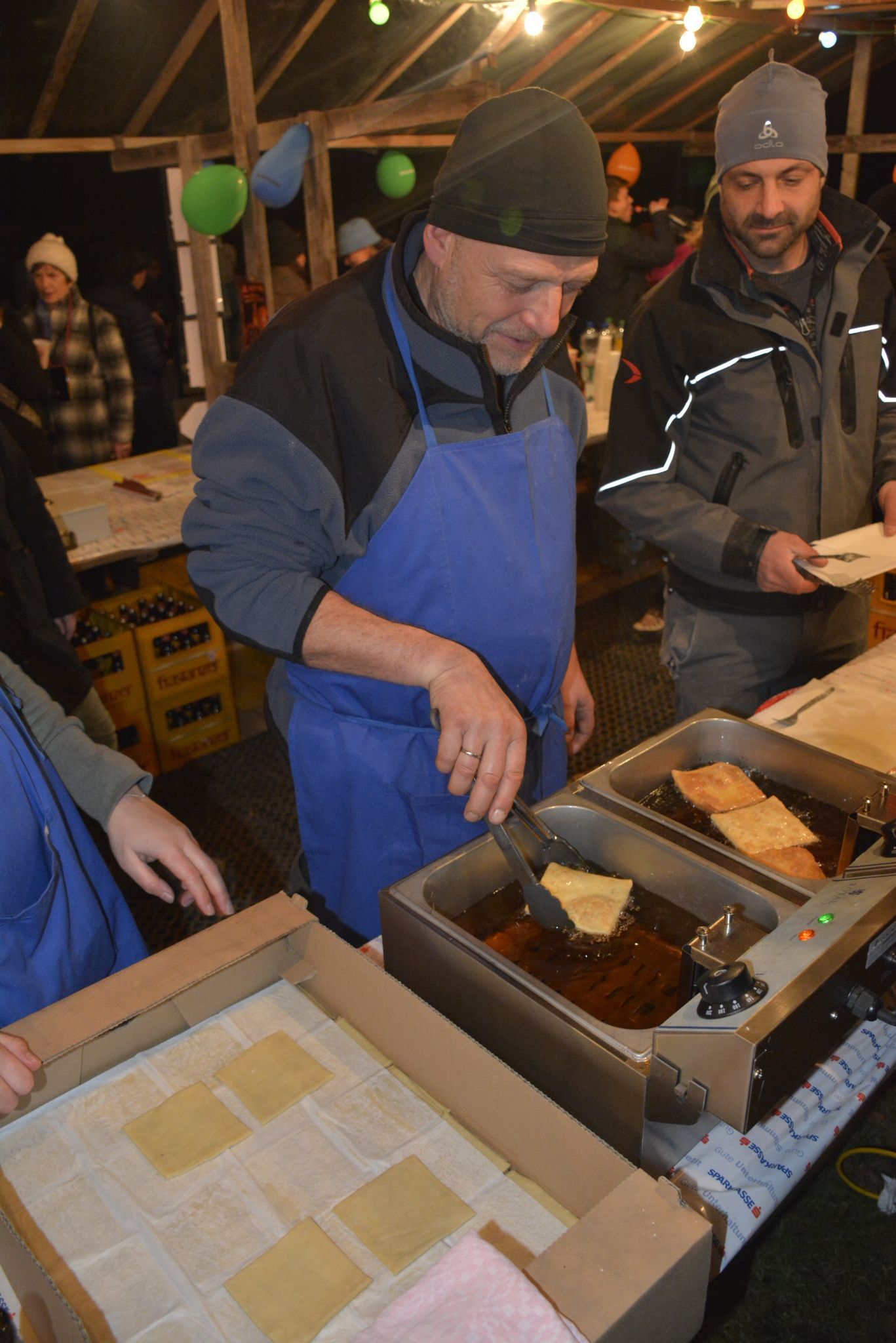 Thomas bereitete 450 Küchle