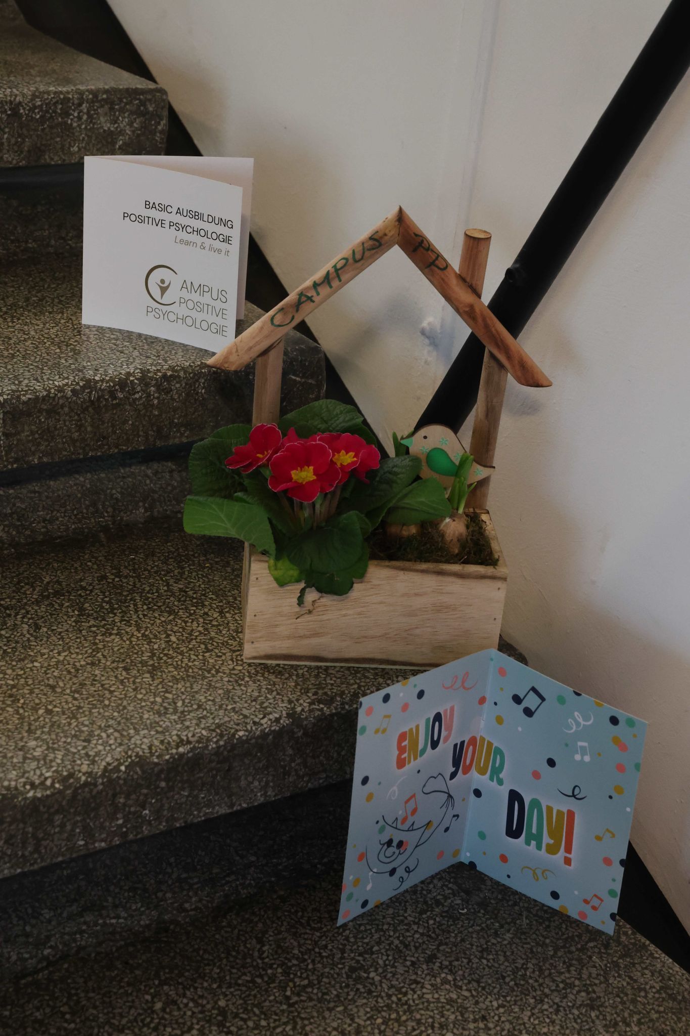 Schon der Weg zum Fest ist liebevoll dekoriert gewesen.