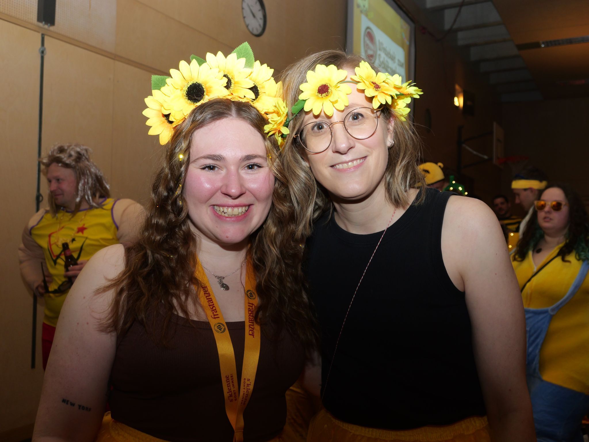 Organisation mit Herzblut: Julia Köchle und Nadine Lampert stemmten die Mega-Party.