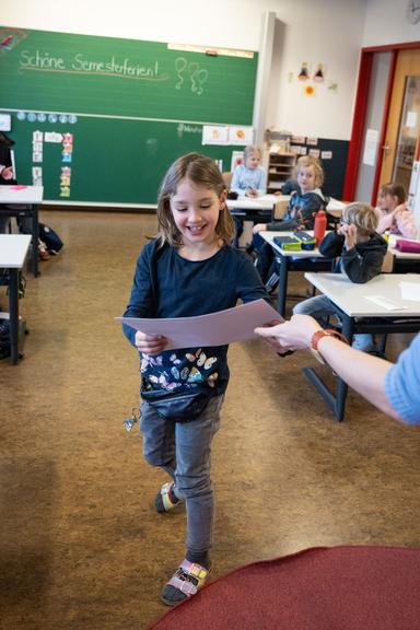 Hurra, Ferien! "Ich gehe vielleicht mit meinem Hasen zum Tierarzt"