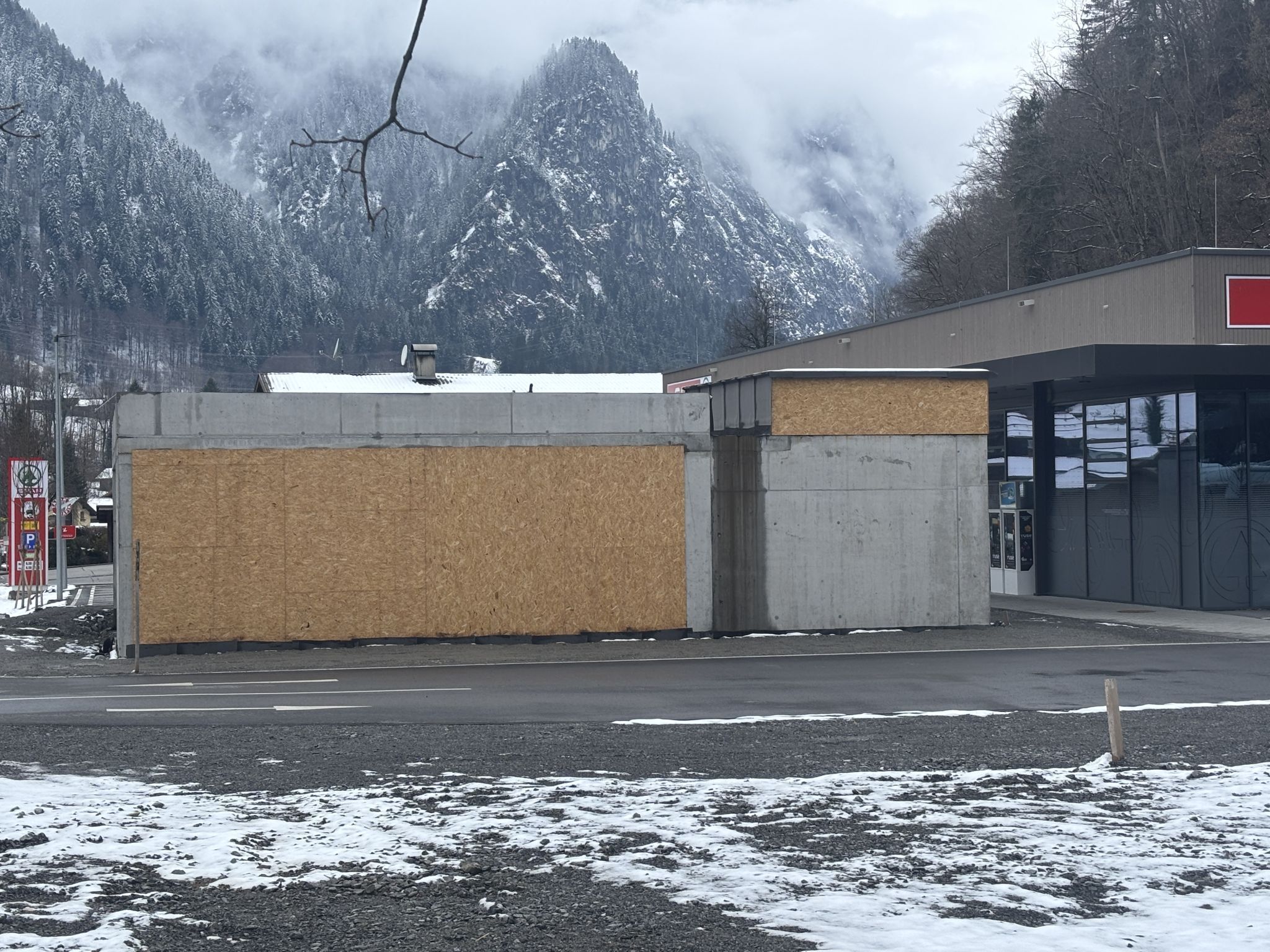 Die erste Bauetappe beim neuen Gemeindezentrum ist abgeschlossen.