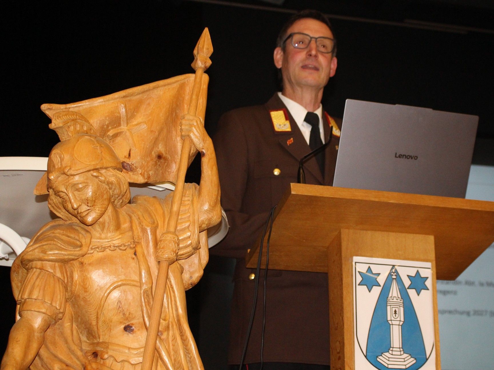 Landesfeuerwehrinspektor Herbert Österle war voll des Lobes über die Leistungen der „Bregenzer“ Feuerwehrleute.
