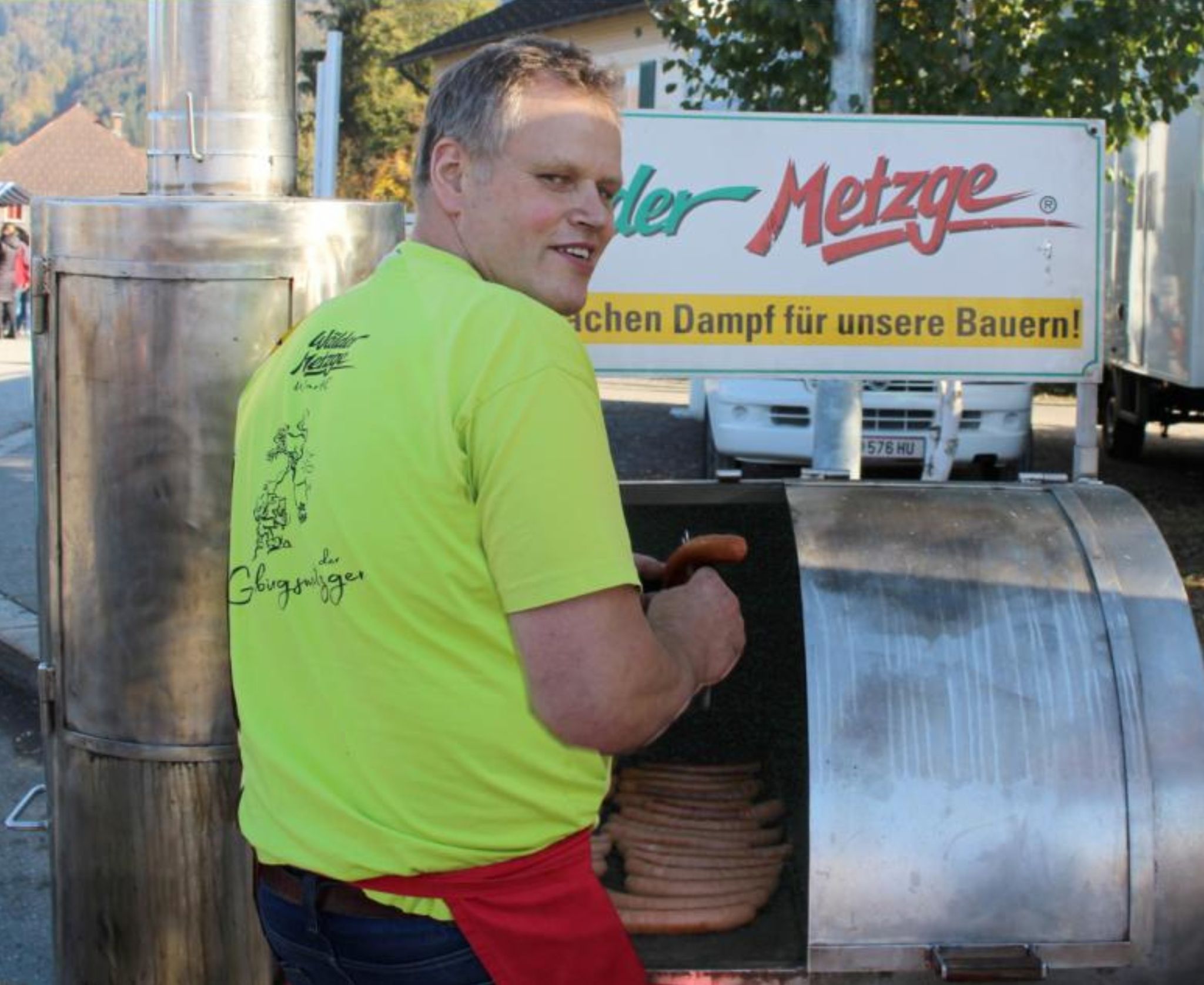 Sein Bekenntnis zur Partnerschaft mit regionalen Lieferanten ist auch auf der mobilen 