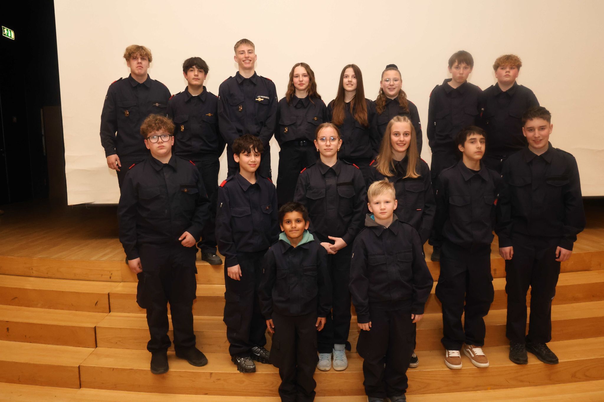 Die starke Feuerwehrjugend.