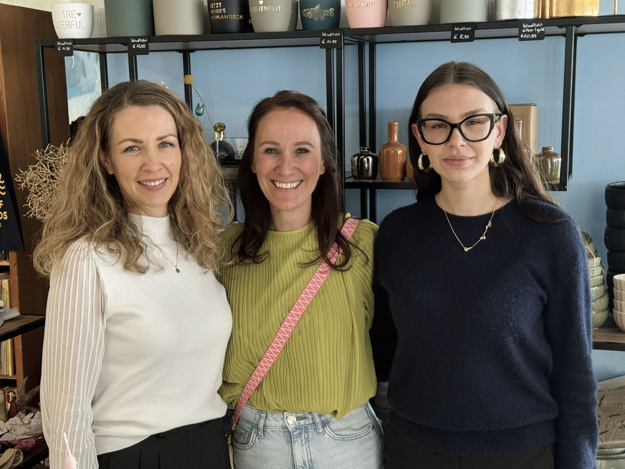 Camilla Kogler (Camilla's pretty little things) mit Tanja und Anna.