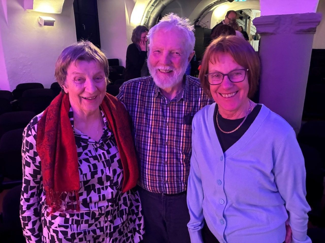 Annelies mit Konrad Hug sowie Monika Berchtold (v. l.).