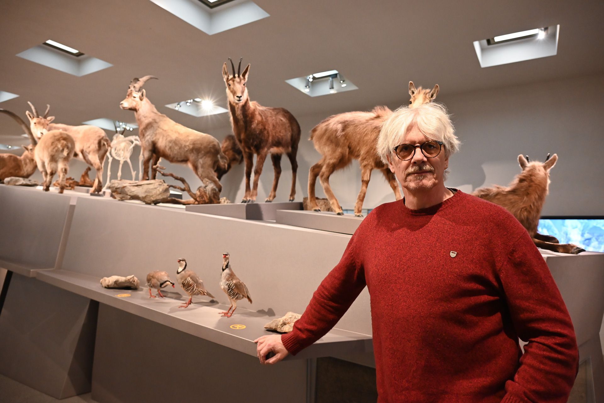 Im Liechtensteinischen Landes Museum sind einige seiner Präparate zu sehen. .