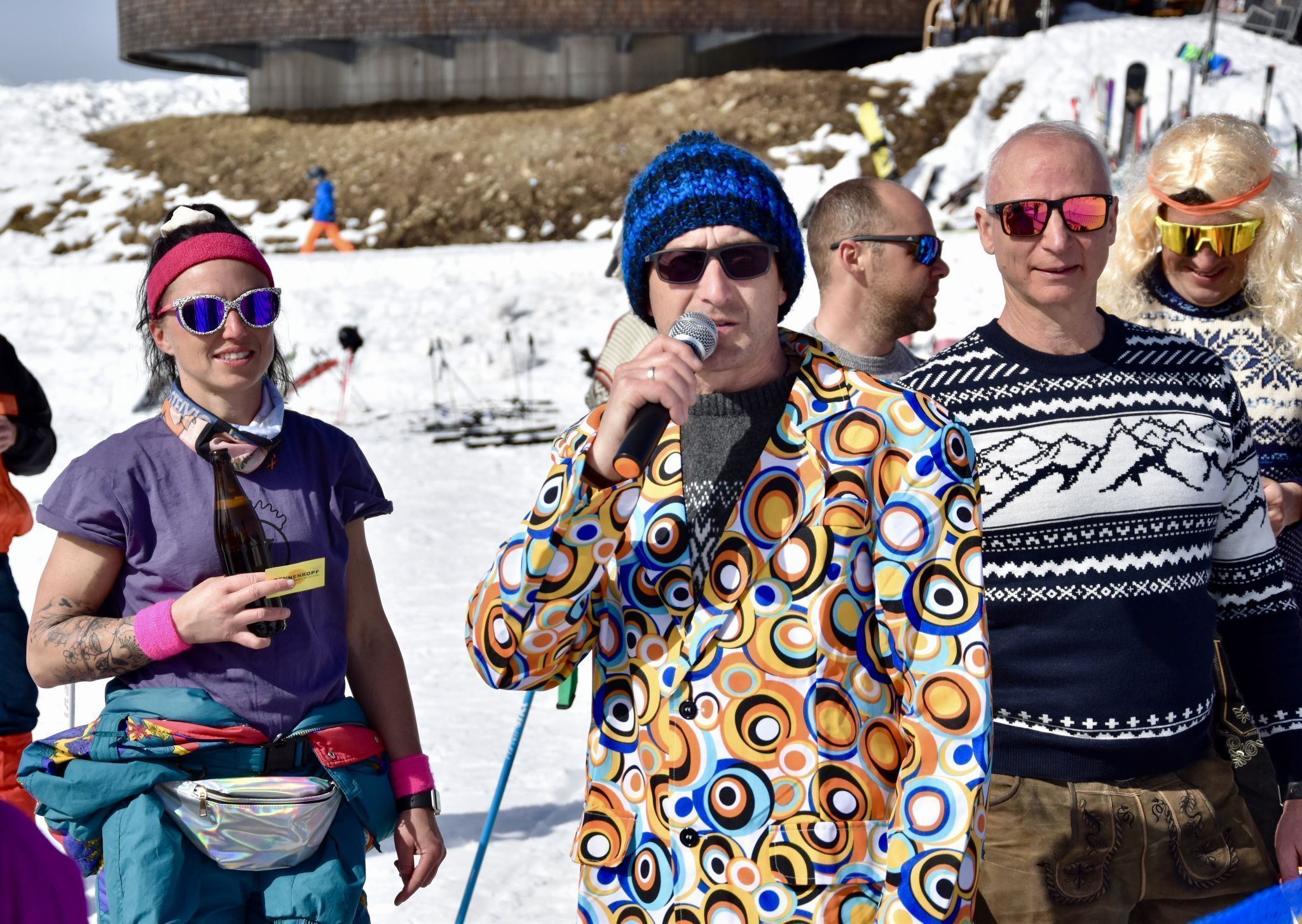 Hannes Burtscher moderierte das Rennen.