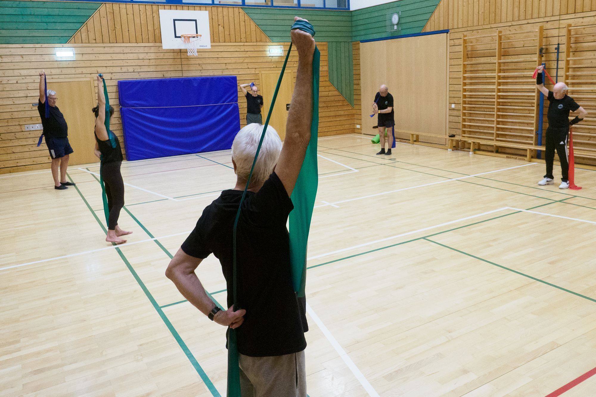 Arme und Schulter sind hier gefordert