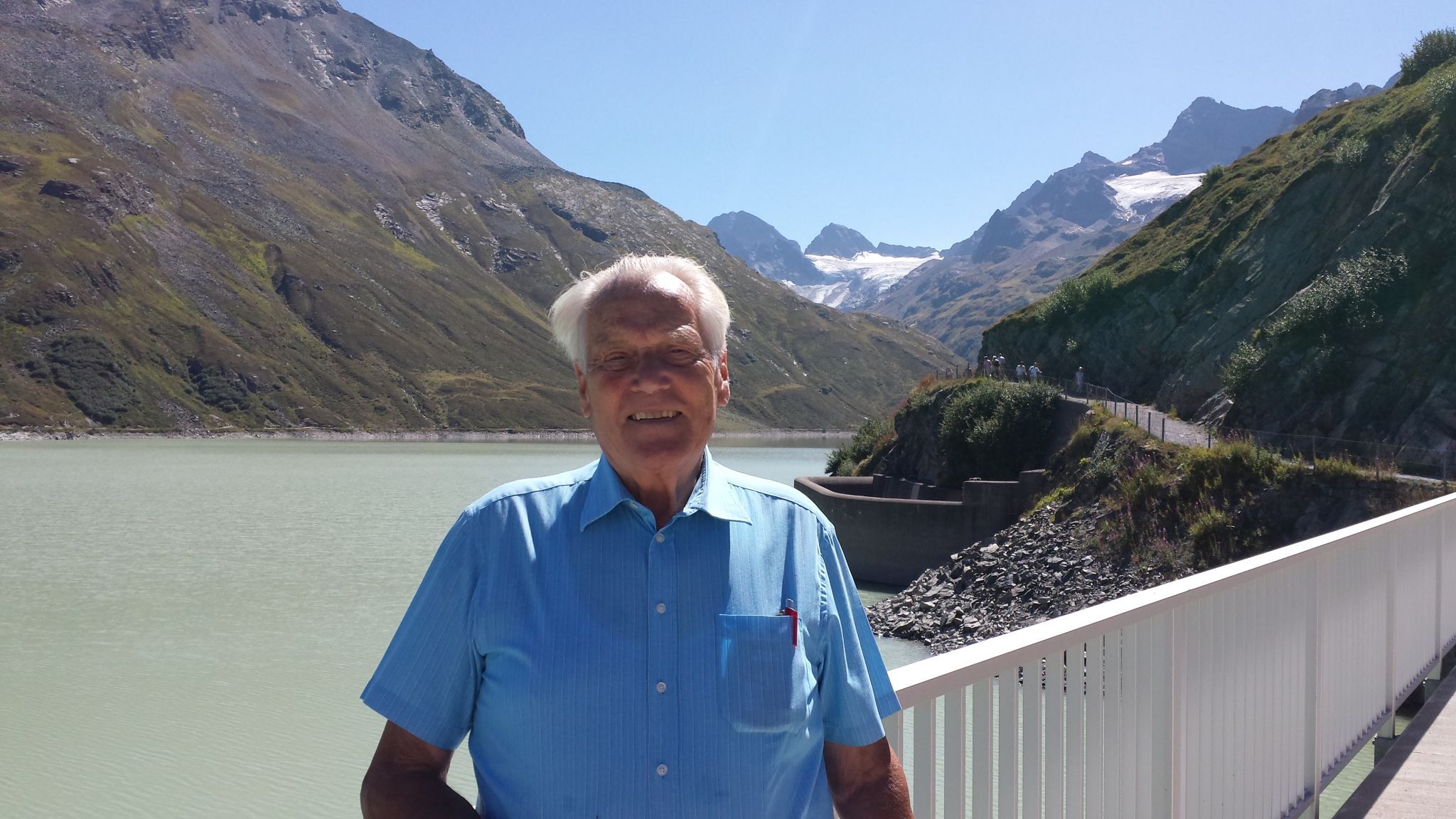 Wilfried Lutz so, wie man ihn kannte: gesellig und humorvoll – besonders, wenn er in den Bergen war.