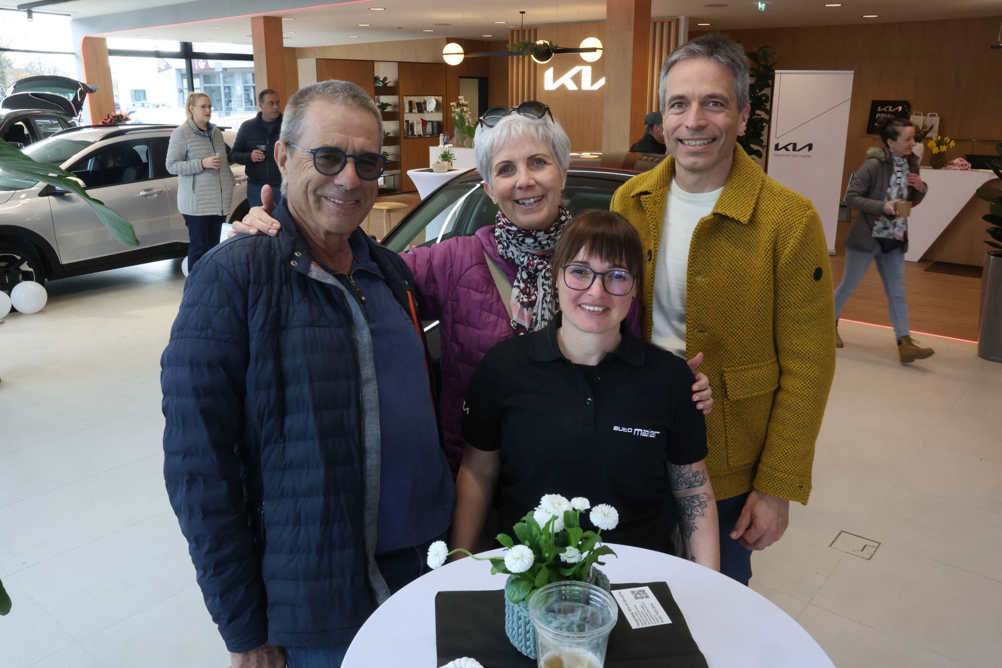 Michael und Anita Dünser, Yvonne, Clemens Seewald.