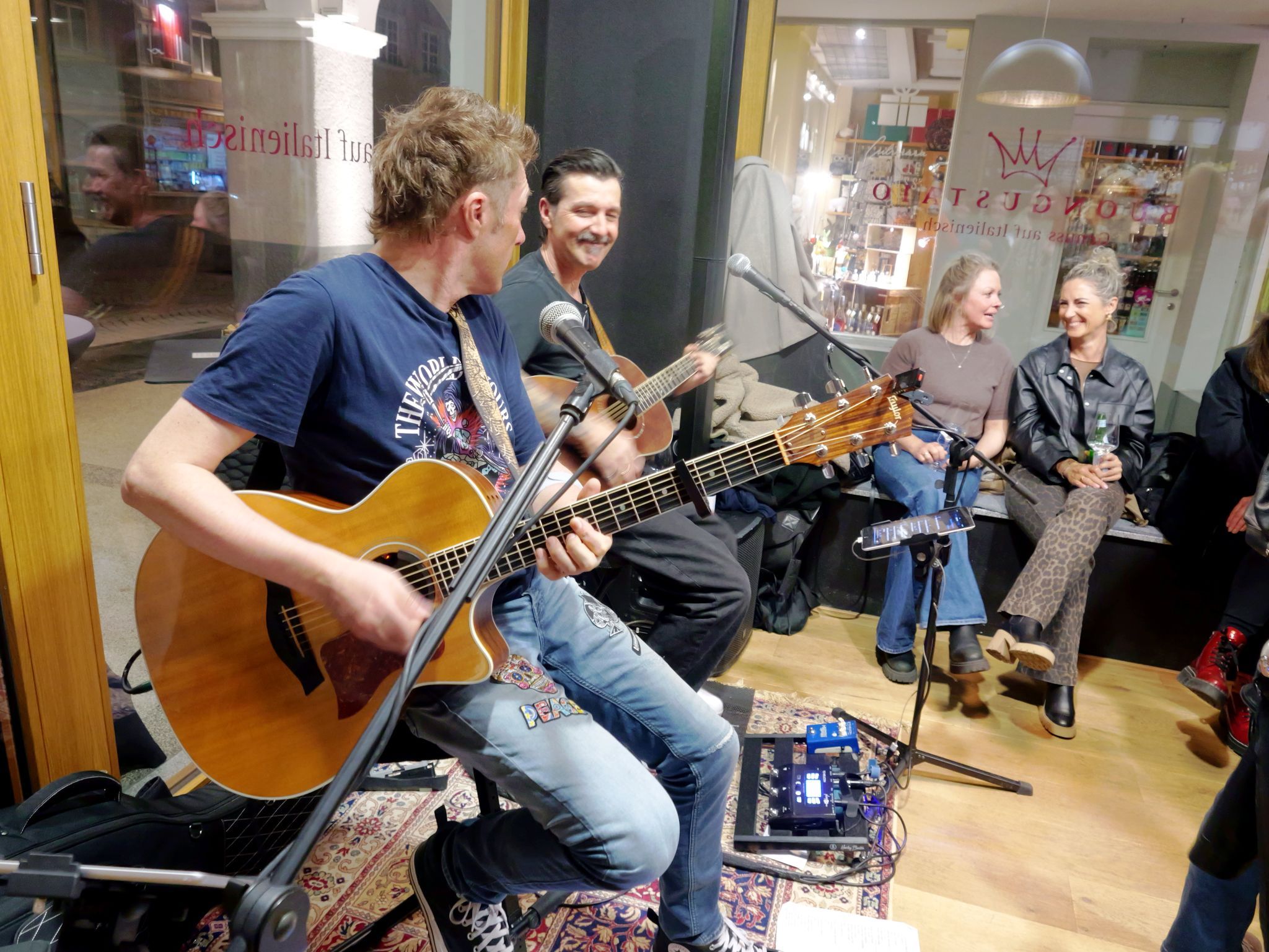 Auch in der Neustadt ging es musikalisch rund – etwa bei „Beck’s Company“ im Buongustaio.