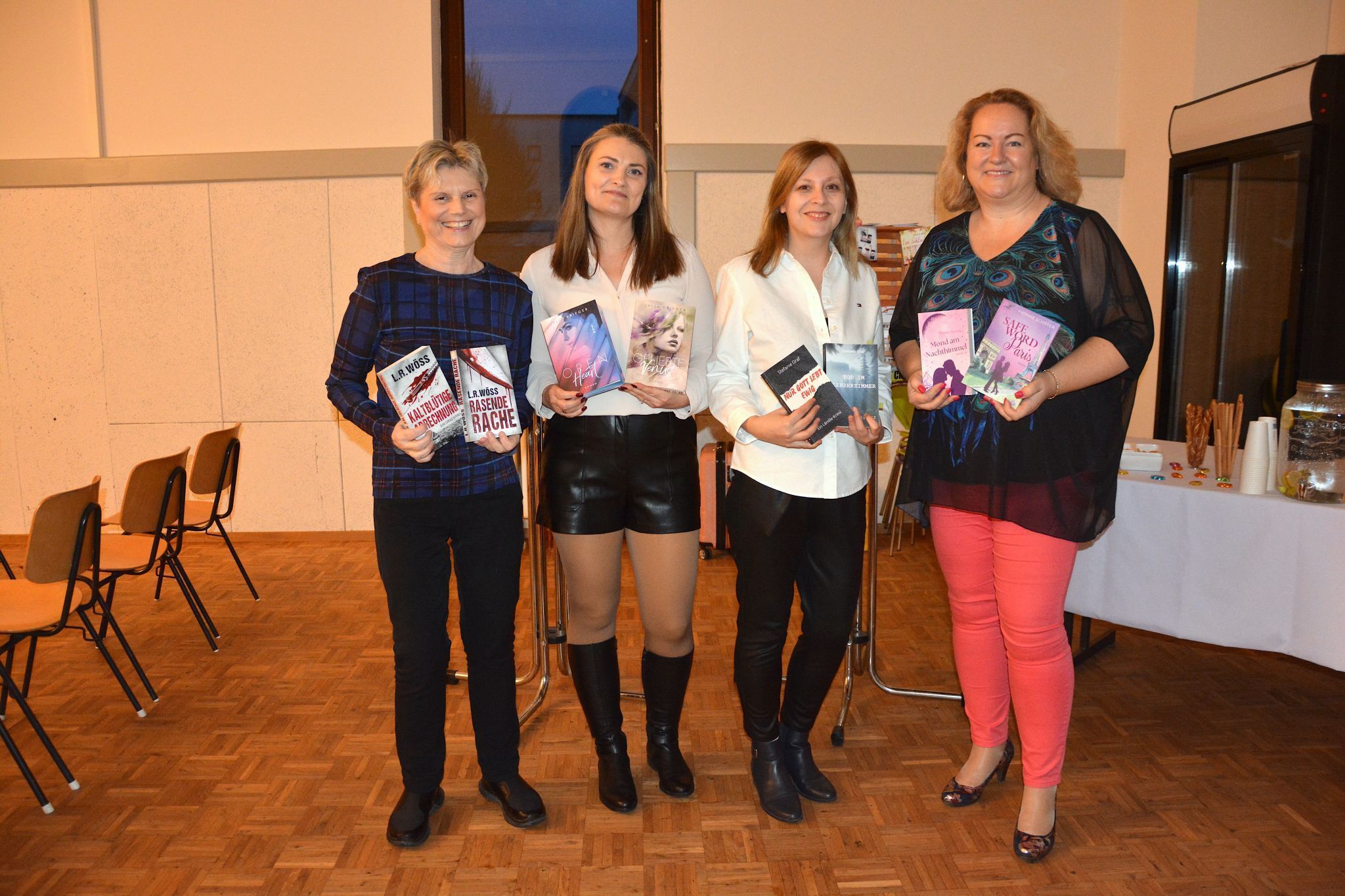 Die vier Autorinnen: (v. l.) Lotte R. Wöss, Julia Krieger, Stefanie Graf und Yvonne Schiffer. 