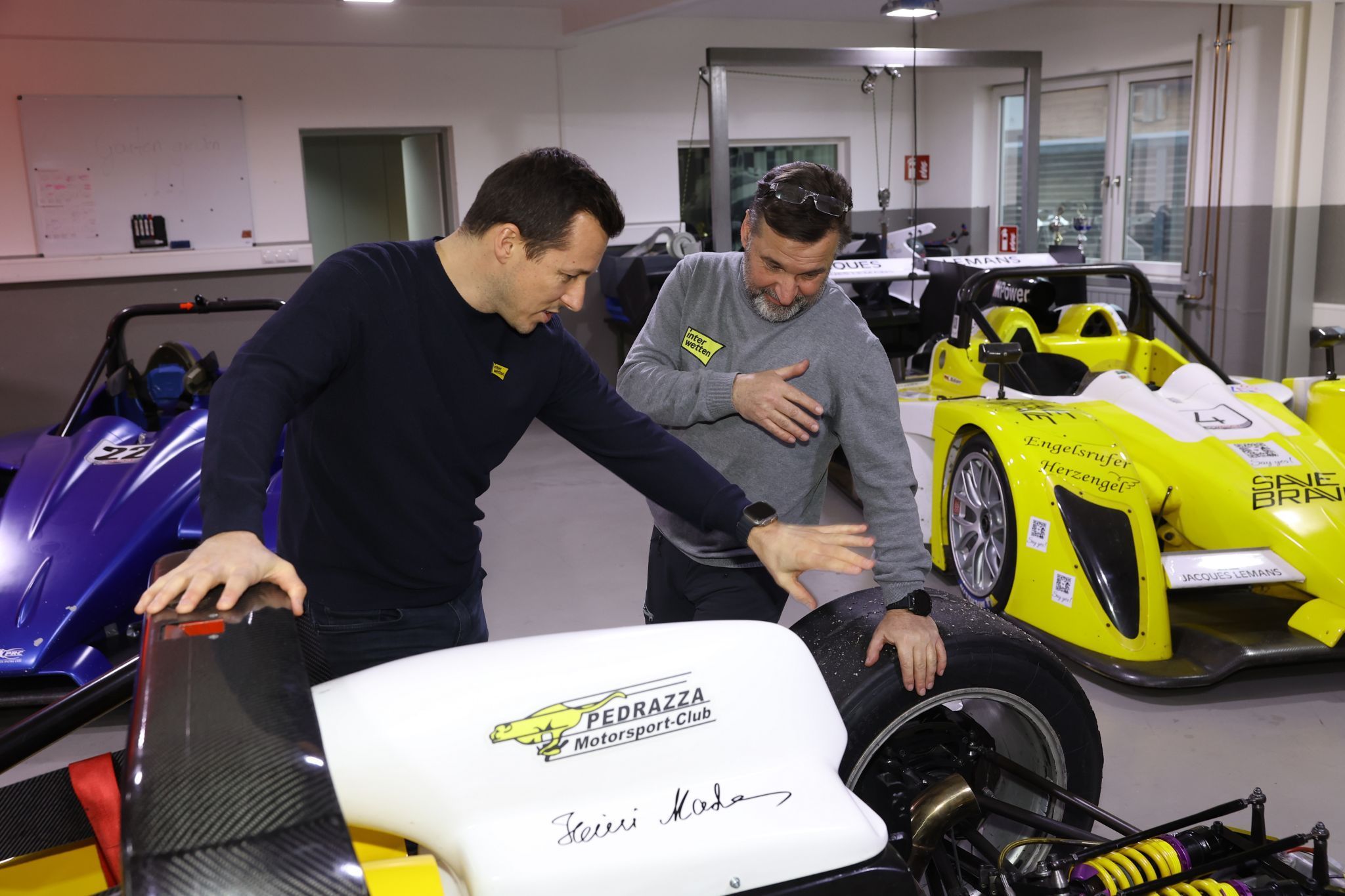 Christian Klien in der Rennabteilung von Pedrazza Racing (Bildergalerie)