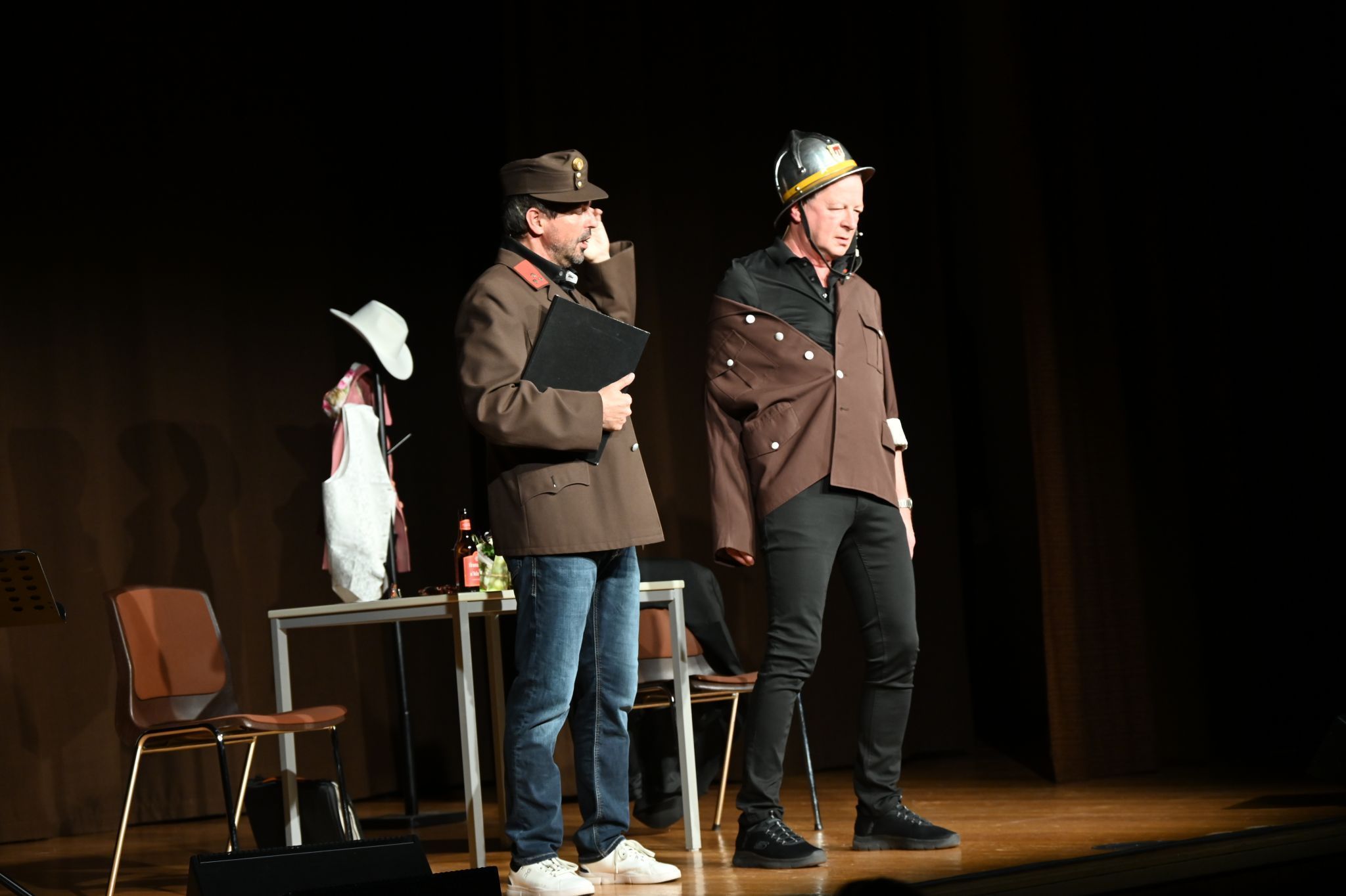 Markus Lins und Manfred Kräutler sorgten für strapazierte Lachmuskeln.