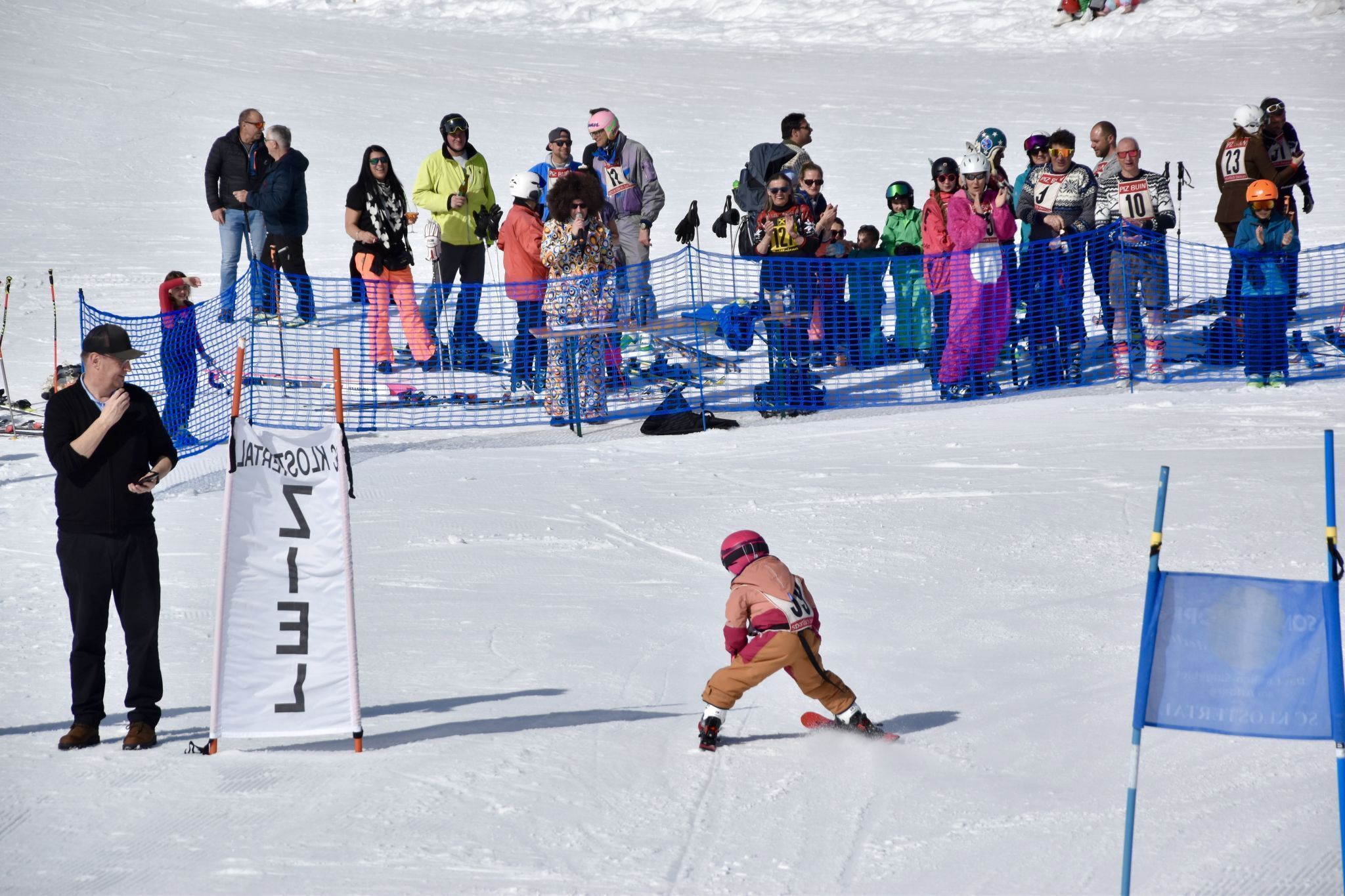 Groß und Klein hatten viel Spaß am Sonnenkopf.