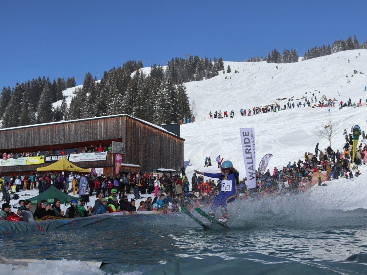 Skigebiet Laterns wird zum Treff vom Winter- und Freizeitsport.