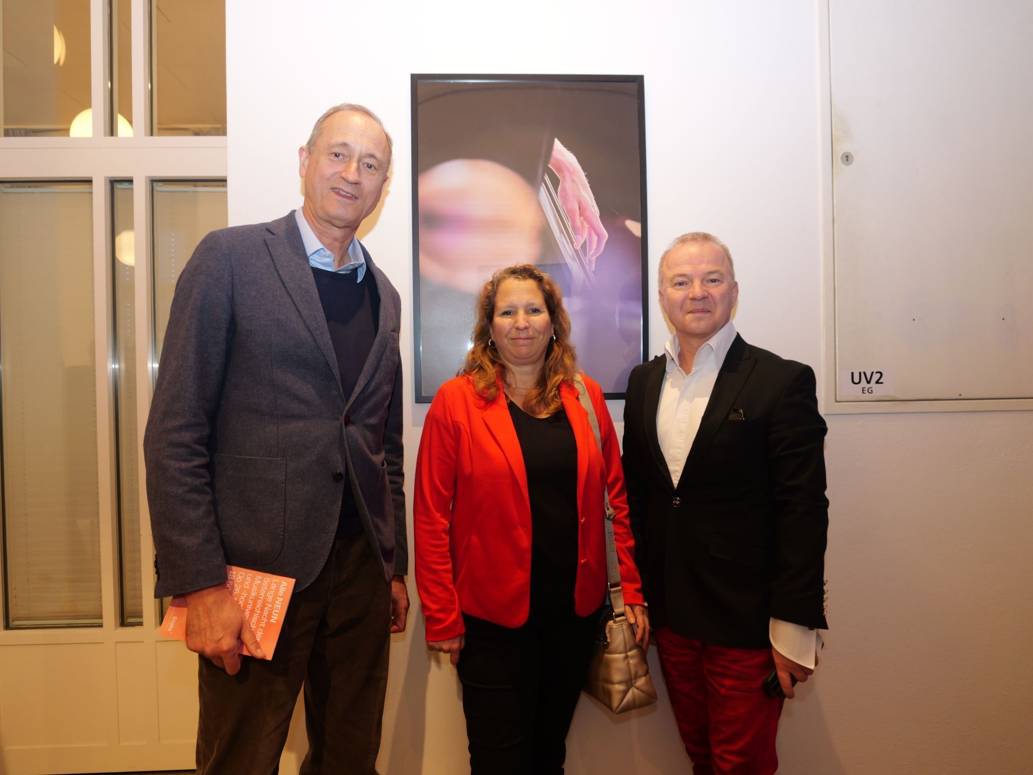 Andreas Mailath, Antonia Schmidt-Chiari und Michael Posch vom 