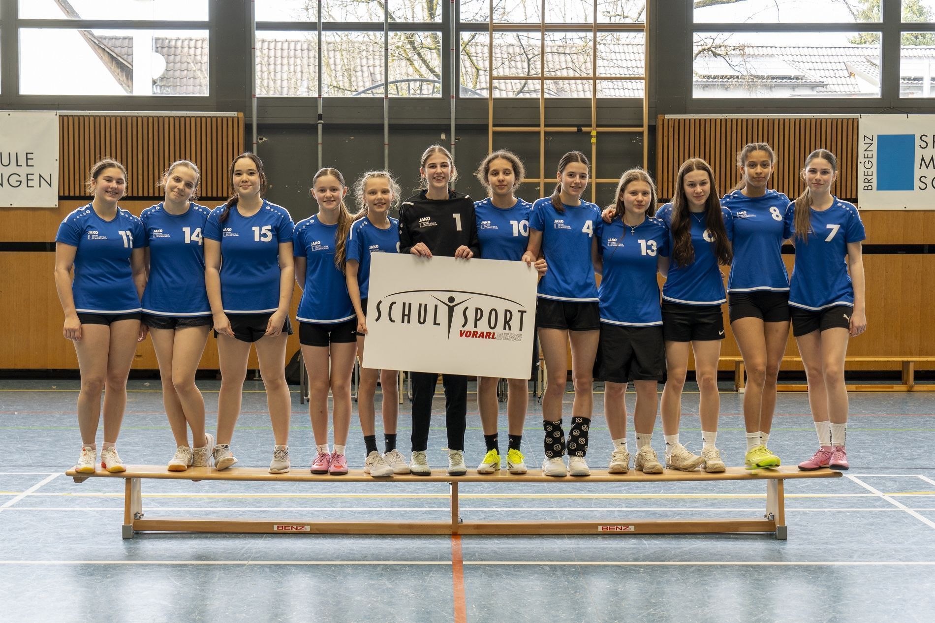 Handball-Mädchen Landesfinale.