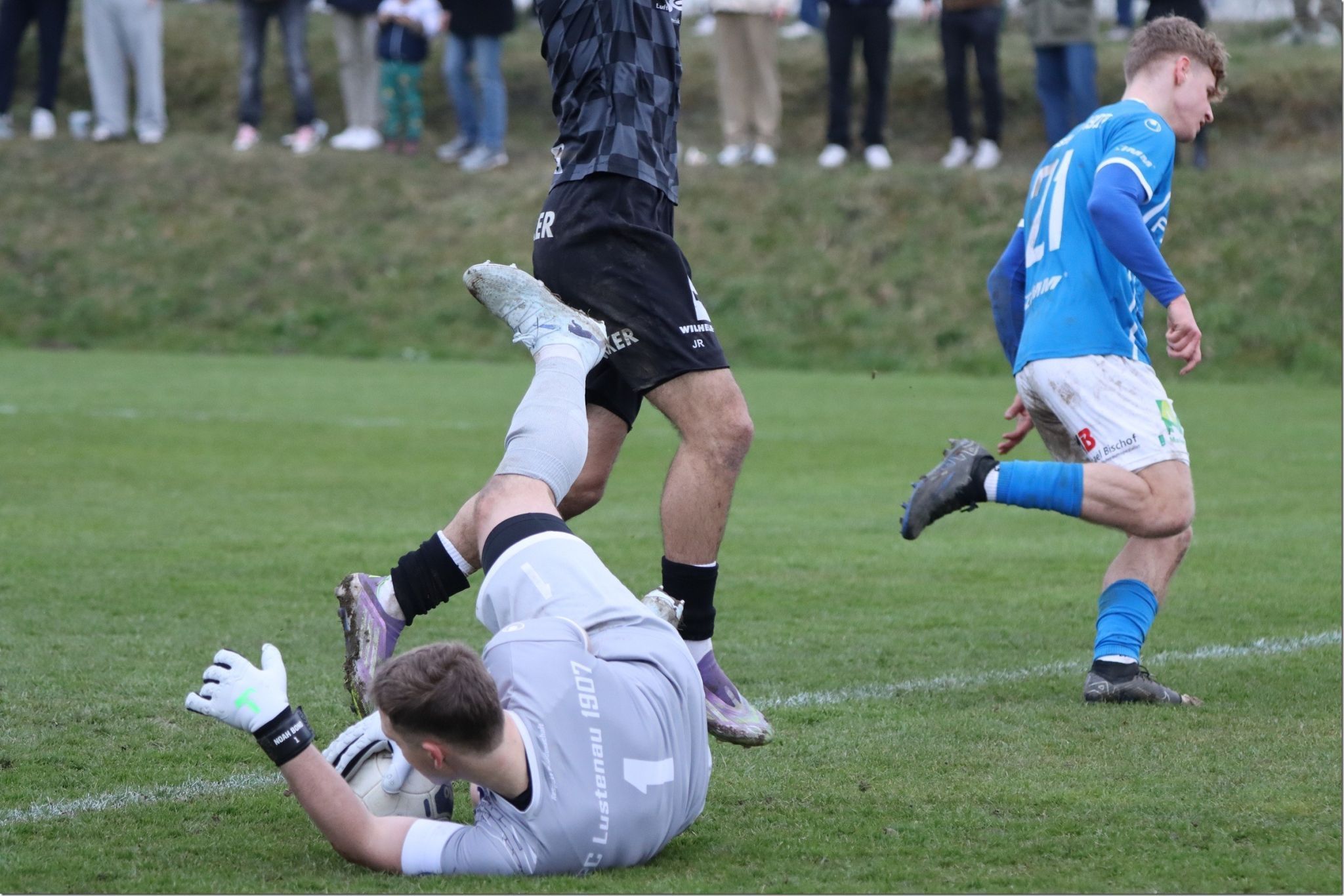 FC Lustenau Keeper Noah Küng will seinen Kasten sauber halten. KNOBEL