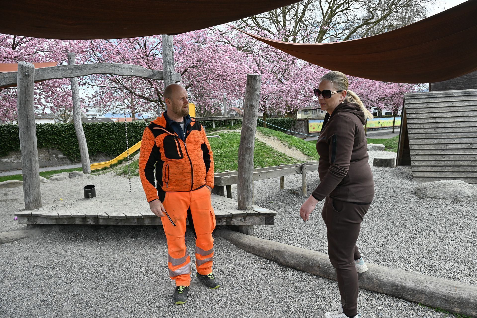 Anregungen von Spielplatzbesuchern nehmen sie ernst. 
