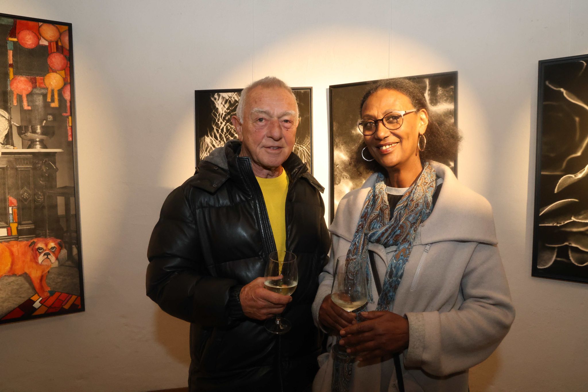 Norbert Gesteu und Senait Krasznai.