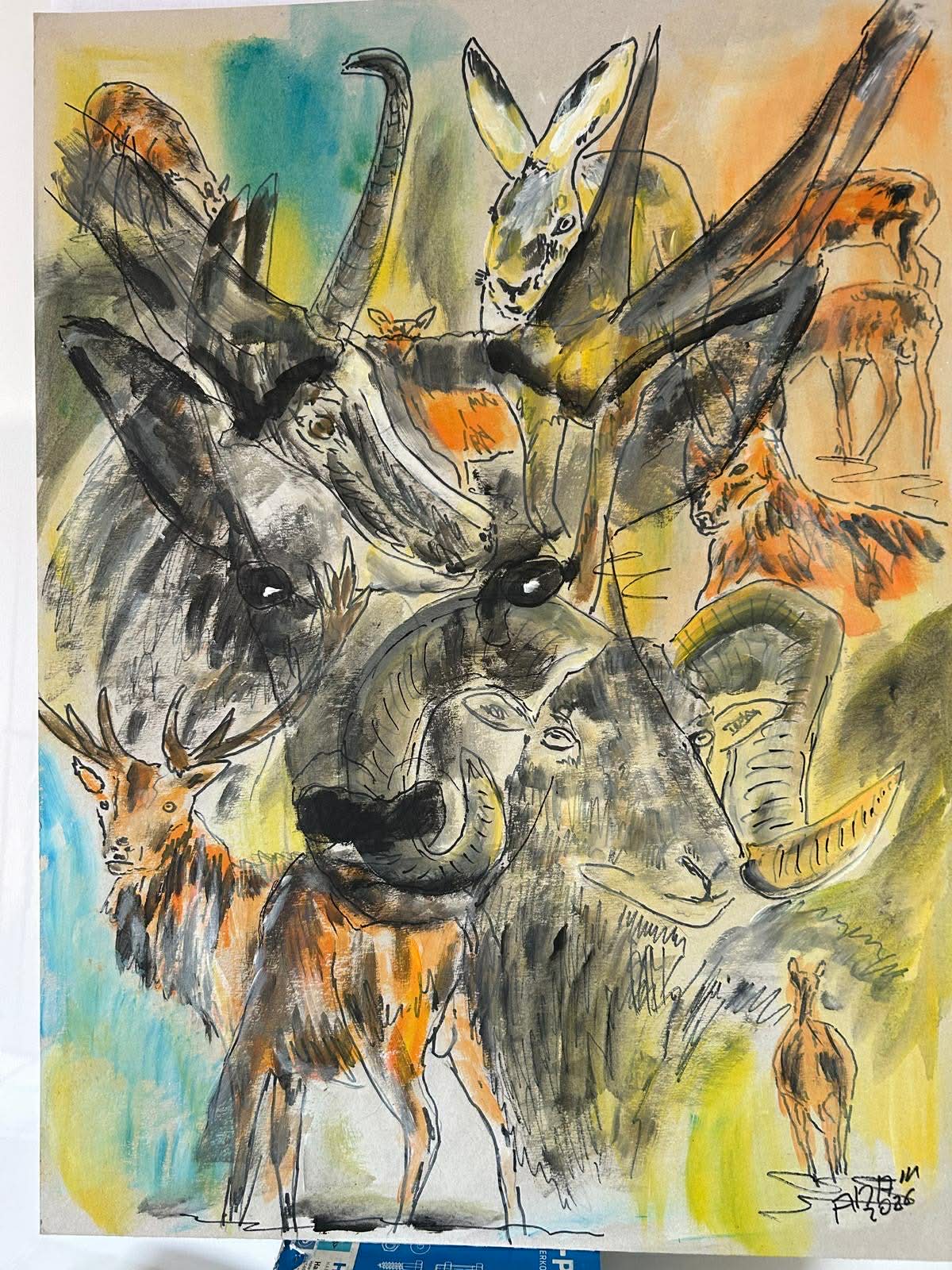 In Luzern wird Adam Keckeis mit diesen Bildern präsent sein. 