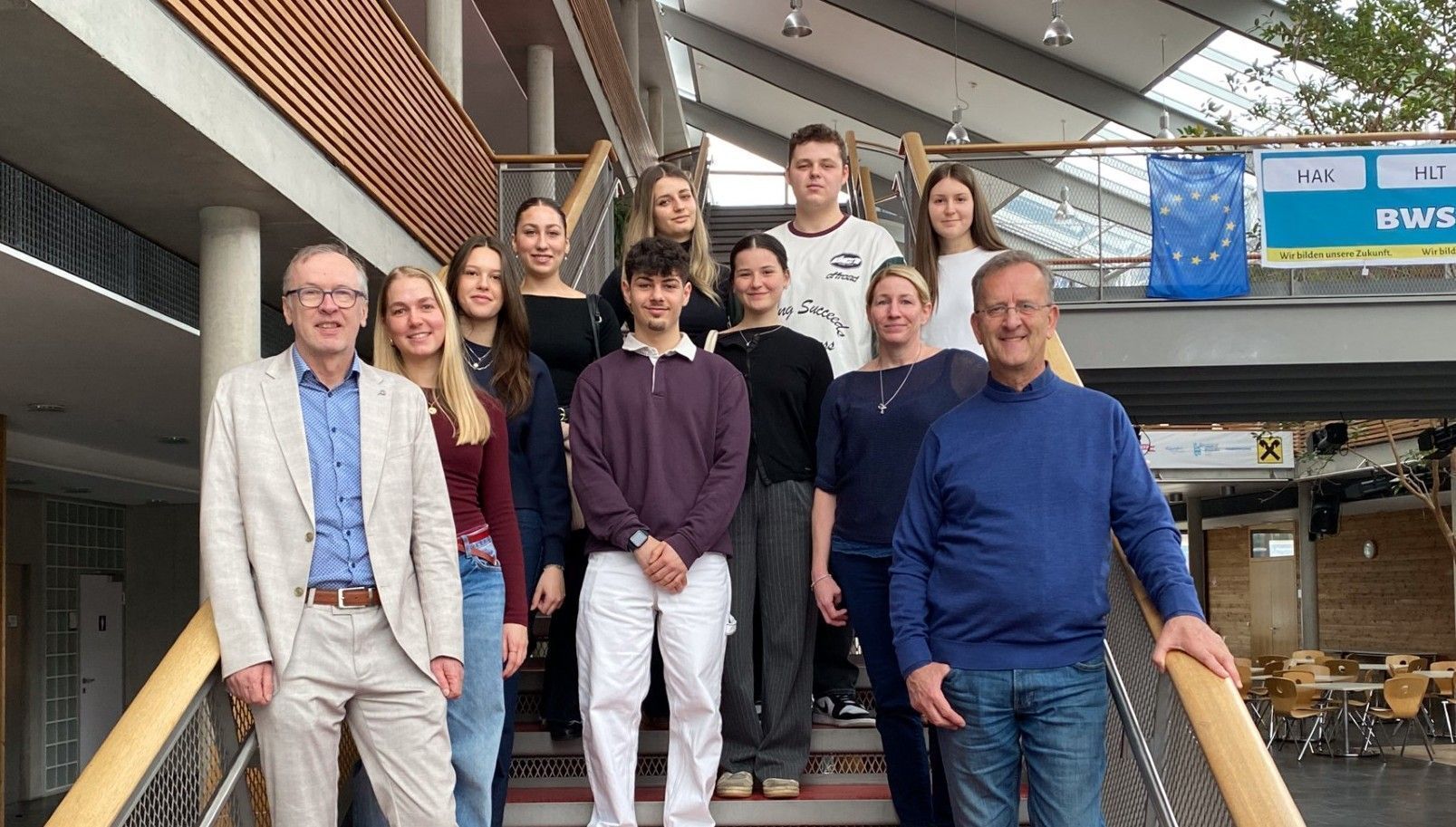 Helena Albrecht, BWS-Schülerin: „Der Kontakt mit Südtiroler Schülerinnen und Schülern aus derselben Branche sicherlich eine große Bereicherung für den Lernalltag.“