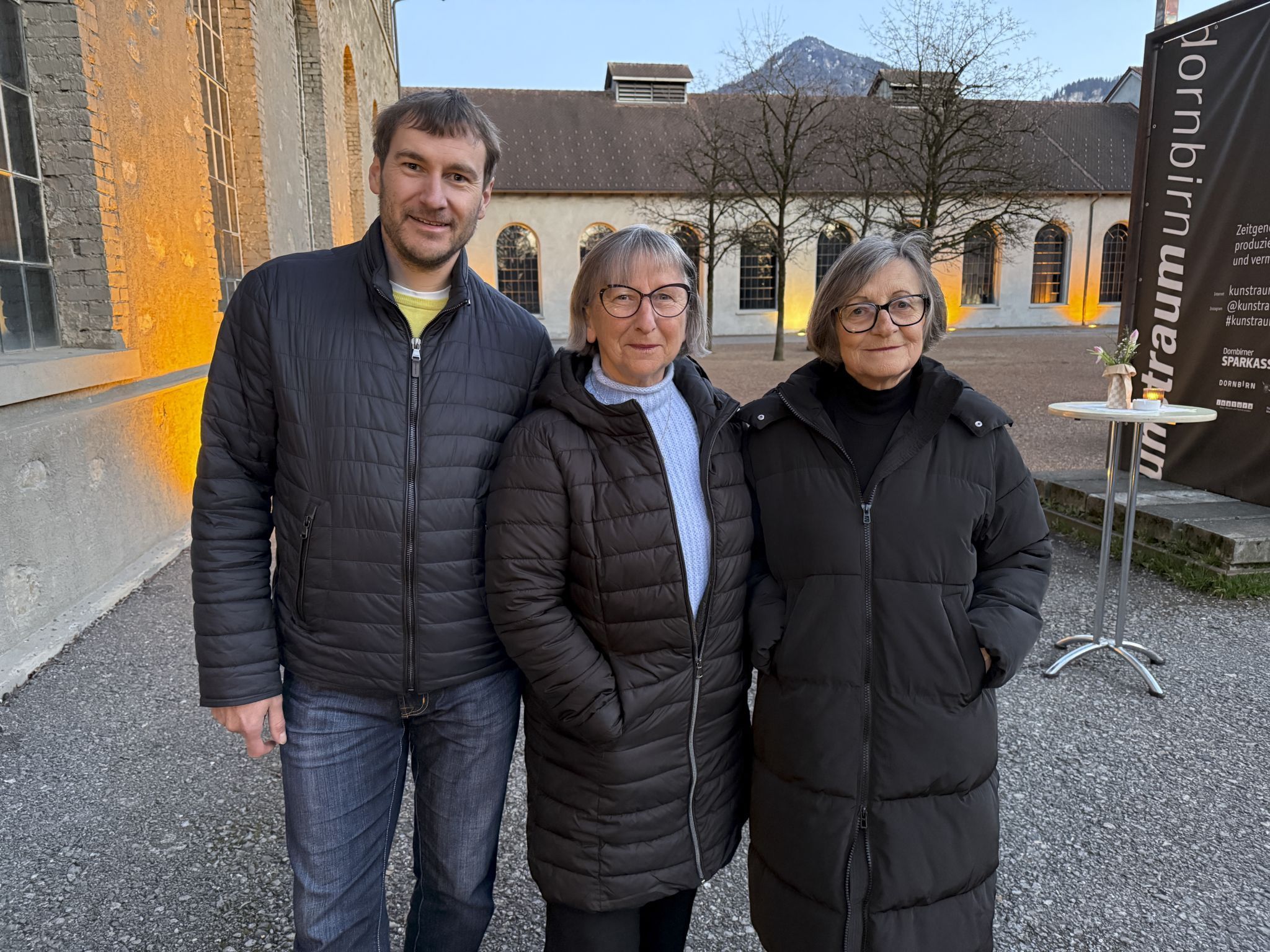 Christian und Friederike Zehrer kamen mit Marga Gretler
