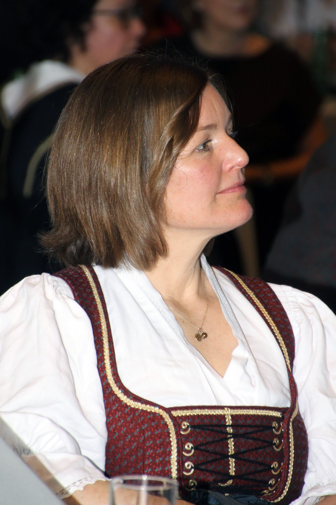 Standesgemäß in Tracht gaben sich die geladenen Gäste ein Stelldichein im Harder Spannrahmen.