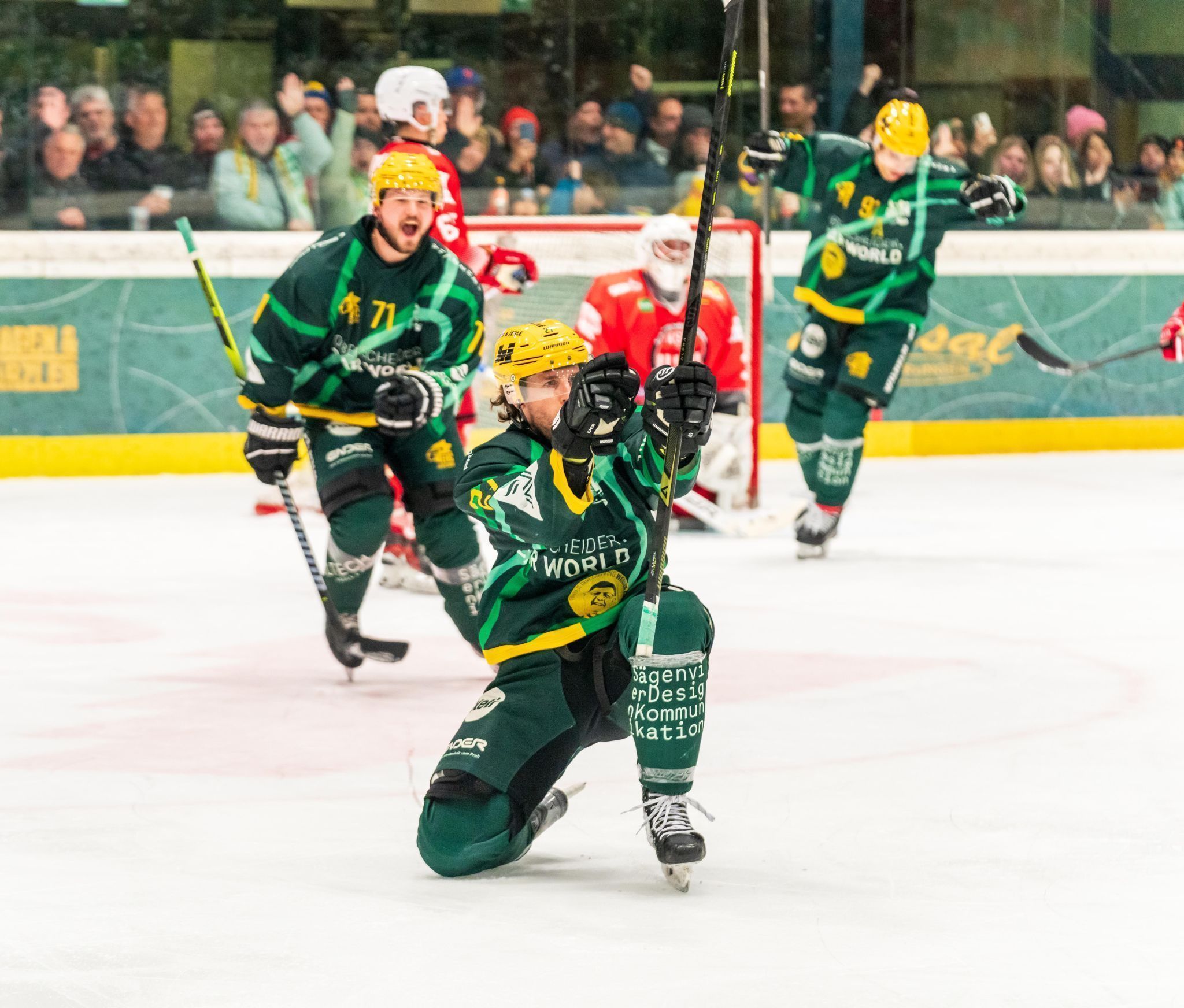 Chris D'Alvise erzielte gleich drei Treffer für die Sticker.