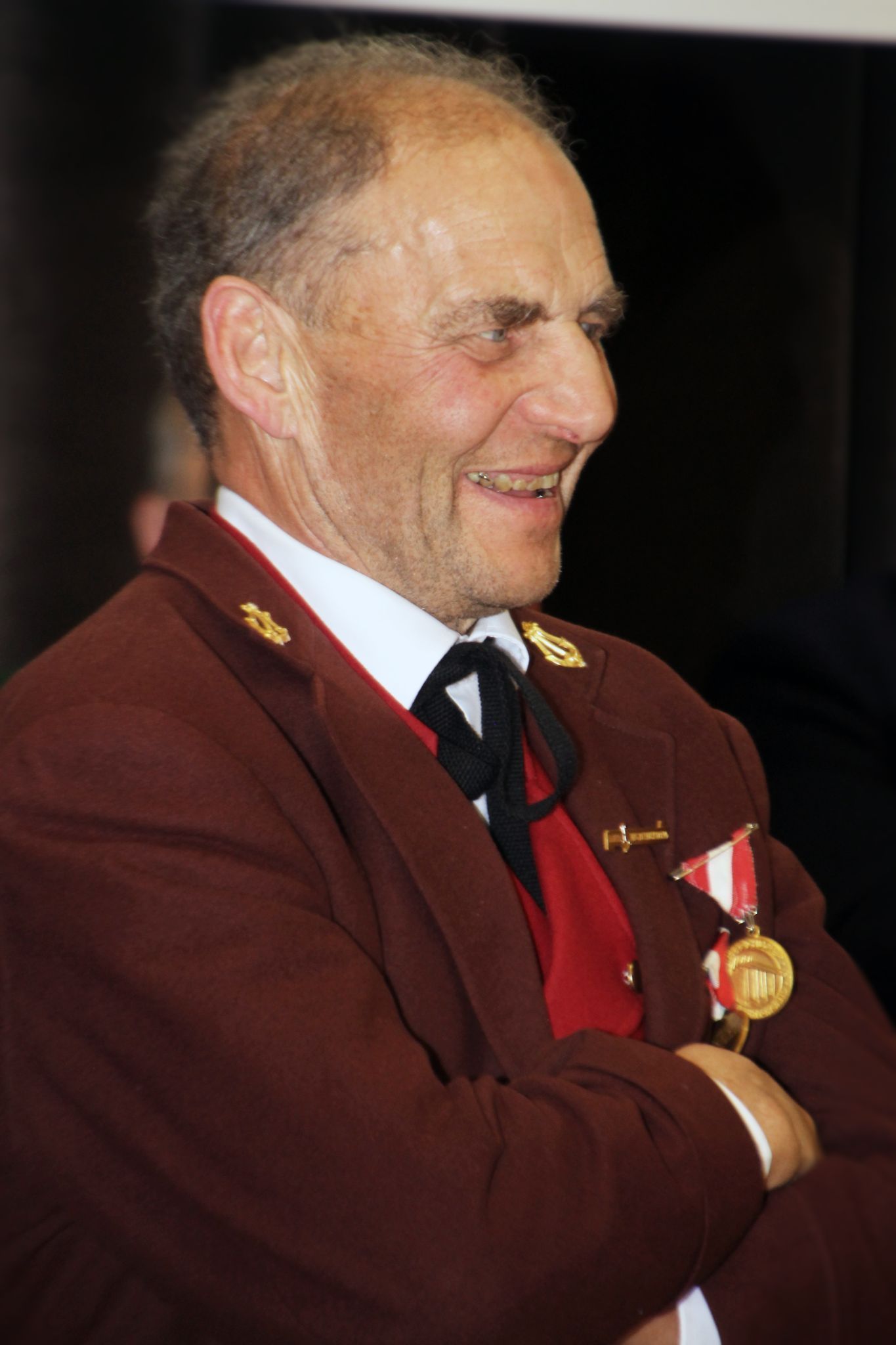 Ein Leben für die Musik: Wendelin Fetz (Reuthe) kann auf 60 Jahre Treue zur Blasmusik in den unterschiedlichsten Funktionen zurückblicken. 