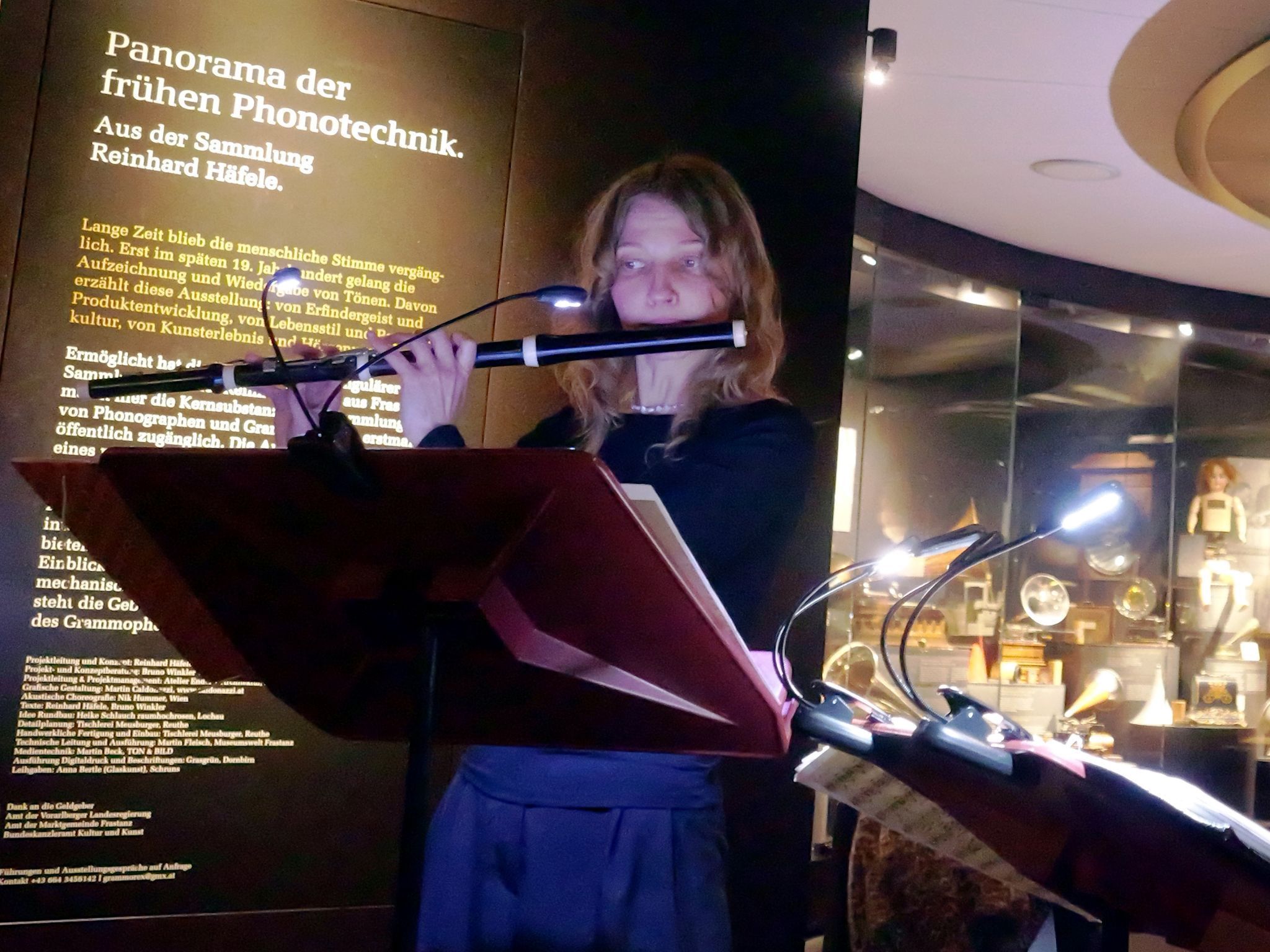 Darina Ablogina begeisterte mit virtuosem Spiel auf der Traversflöte, der klangvollen Vorgängerin der modernen Querflöte.