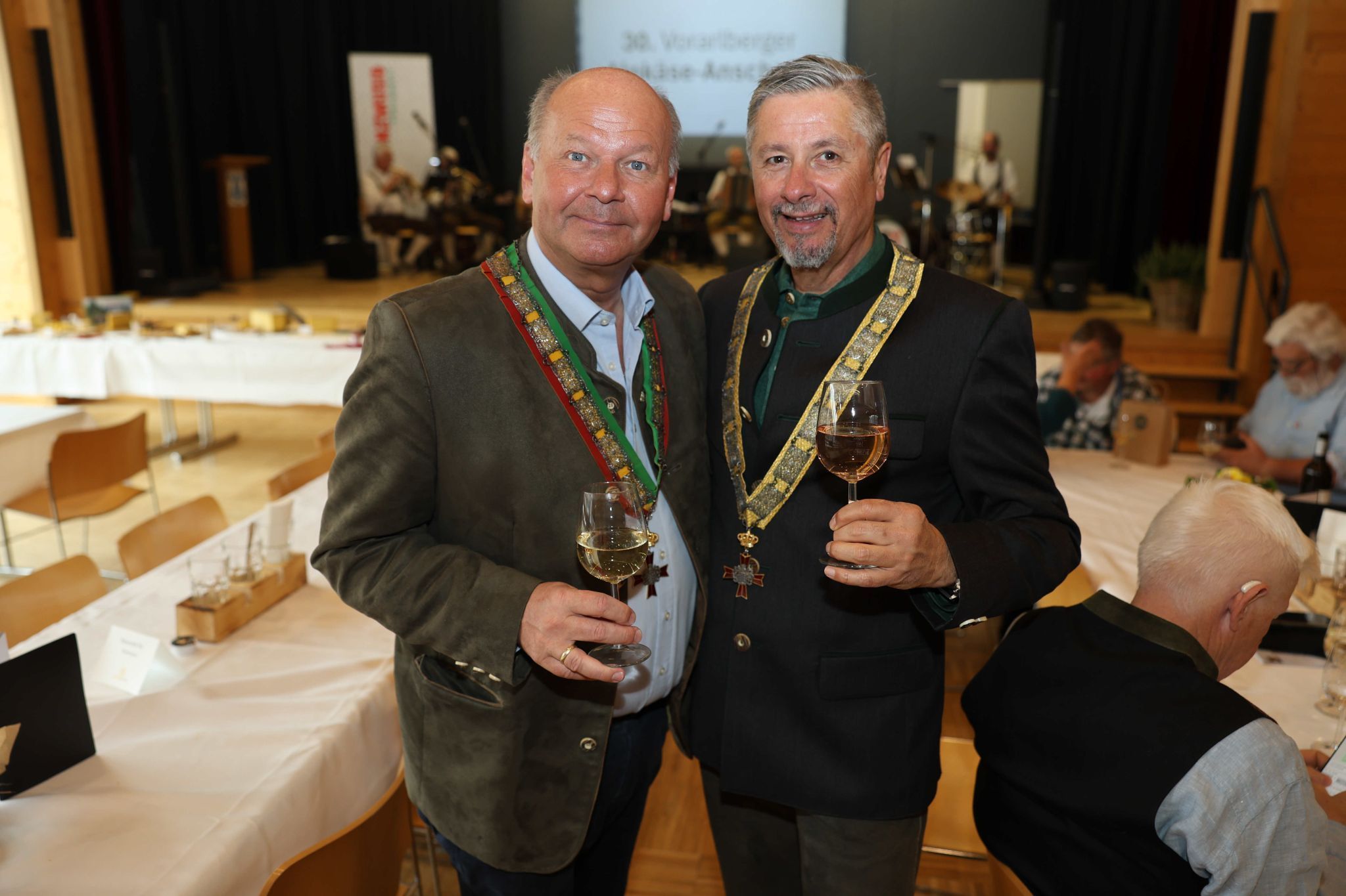 Alfred Diewald und Bernd J. Egger vom 