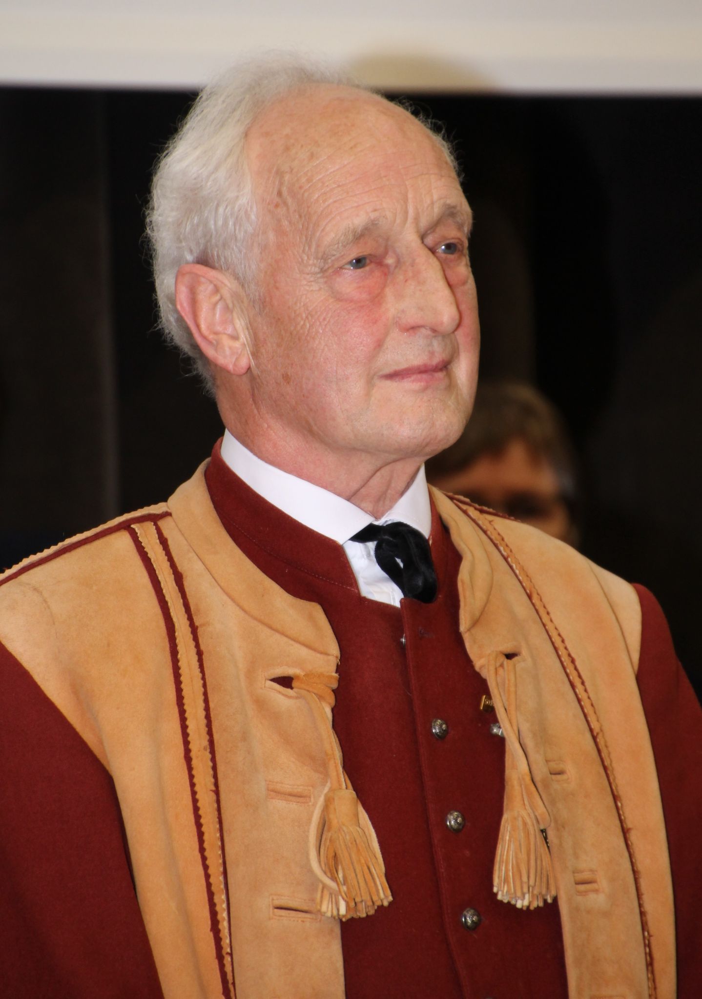 Blasmusik-Urgestein Walter Bär aus Andelsbuch wurde für 60 Jahre aktive Mitgliedschaft ausgezeichnet.