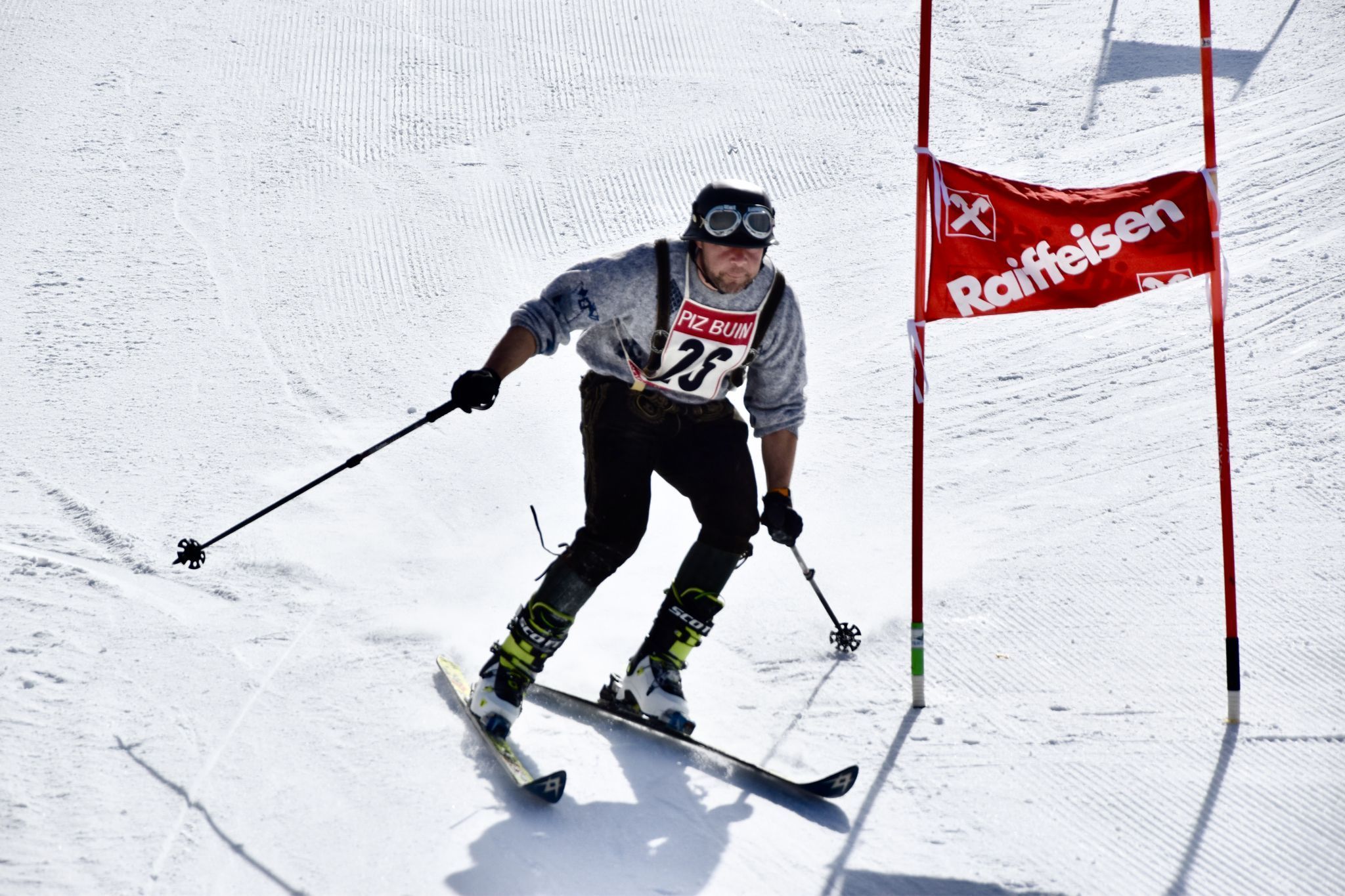 Das Motto des Nostalgierennens lautete: Je ausgefallener, desto besser!