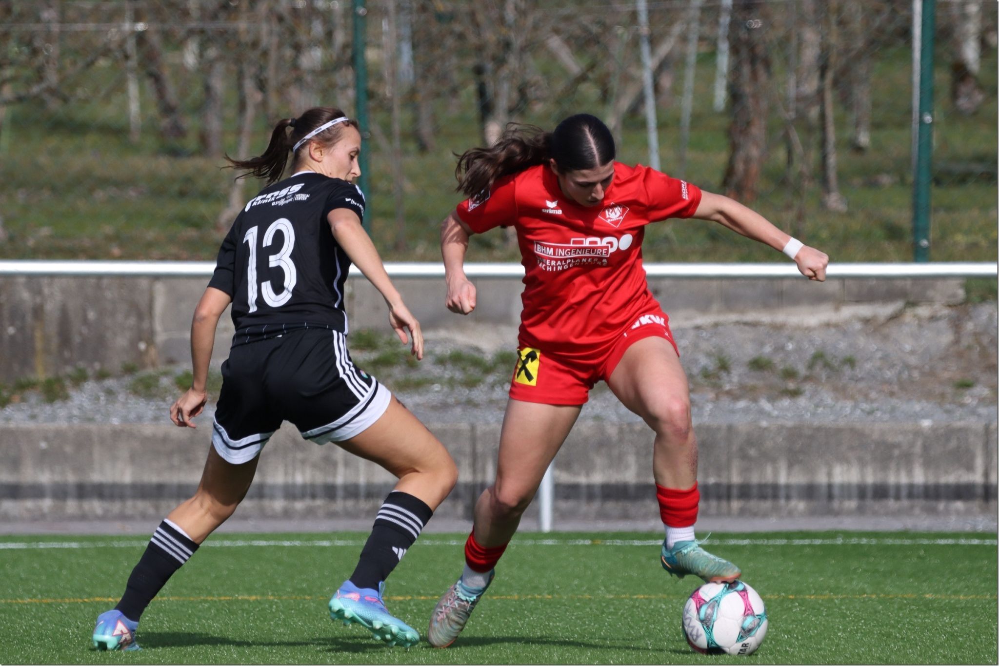 Trotz Schmerzen gespielt: Michaela Walter.