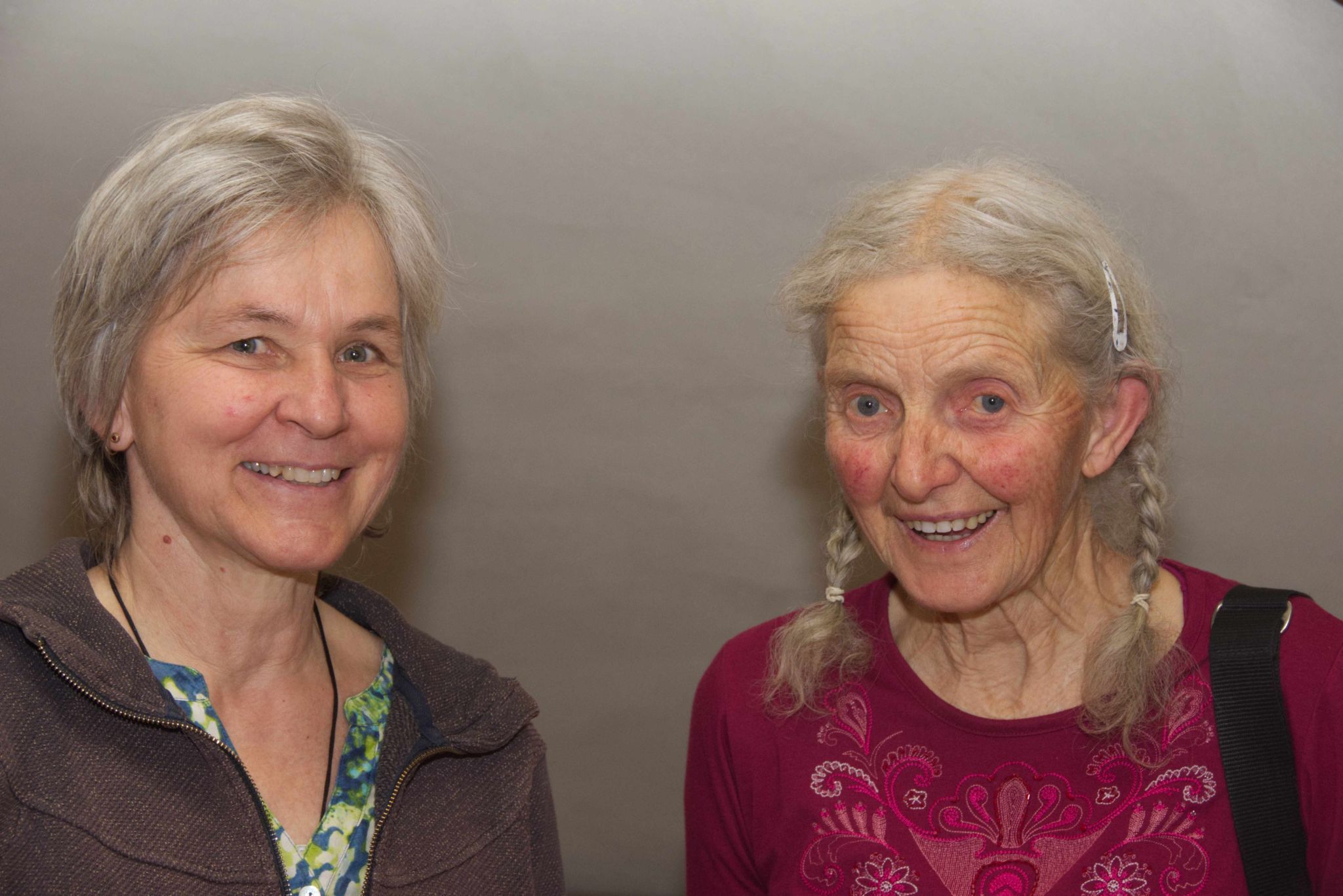 Theresian Ostermann (Veranstalterin) und Irene Stadelmann (Biohof Kohler Buch)