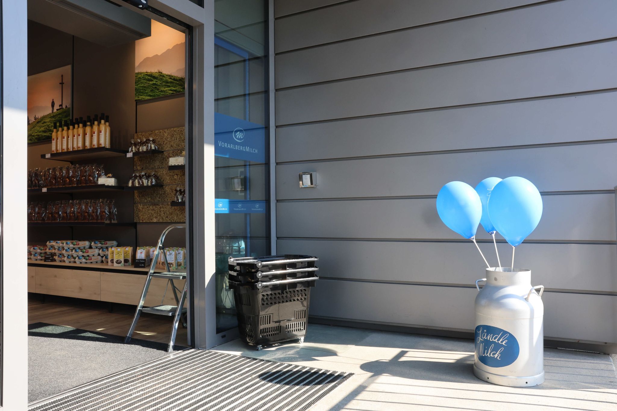 Der hellere Eingangsbereich.