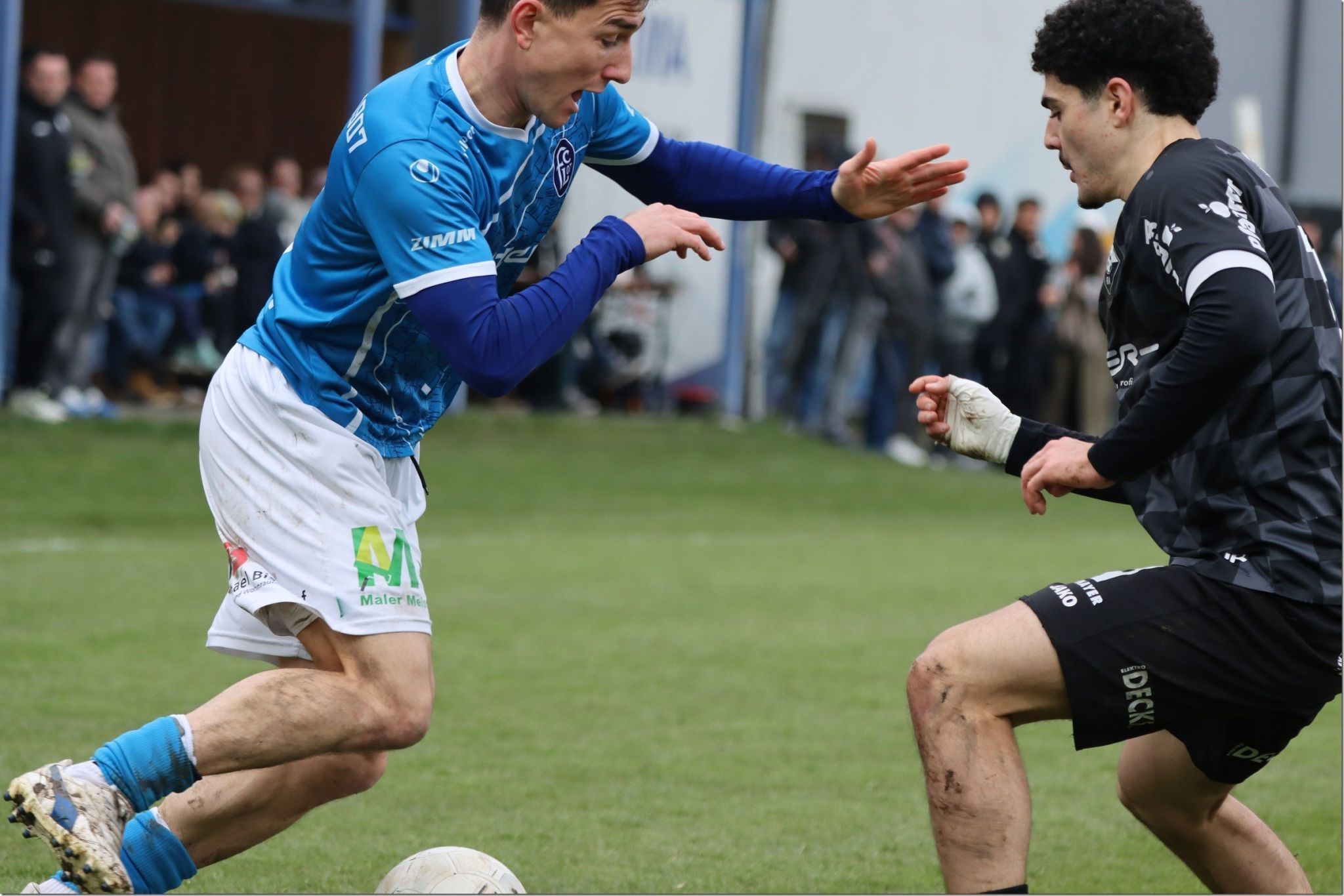 Julian Mair schoss das 1:0 für Lustenau gegen Seekirchen. KNOBEL
