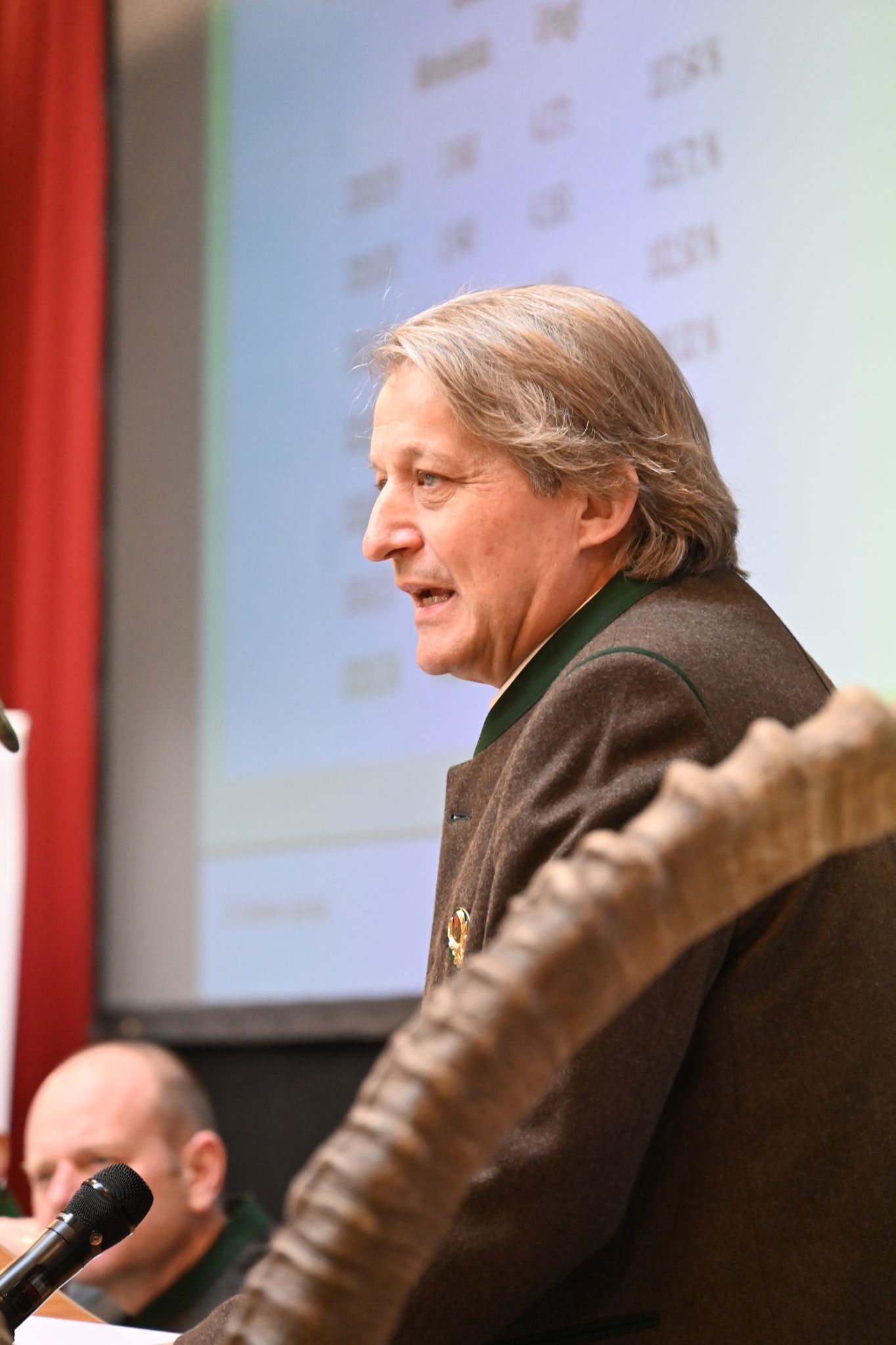 Manfred Vonbank gab Einblicke in das vergangene Jagdjahr.