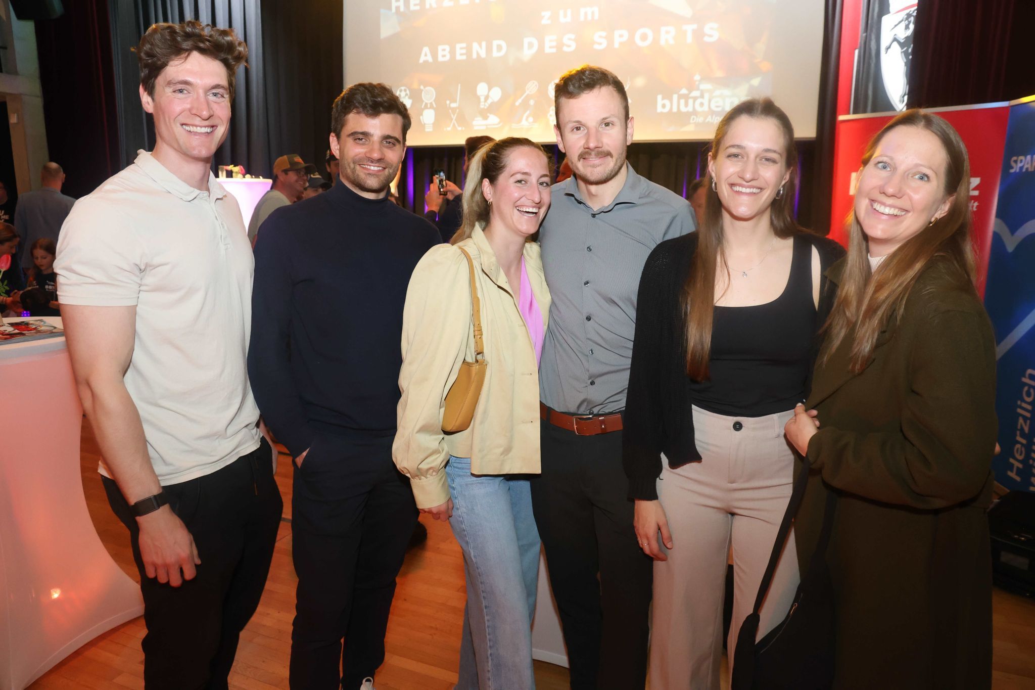 Luca Hämmerle, Marc Bertels, Siri Fleisch, Martin Artner, Jana Begle und Julia Hämmerle.