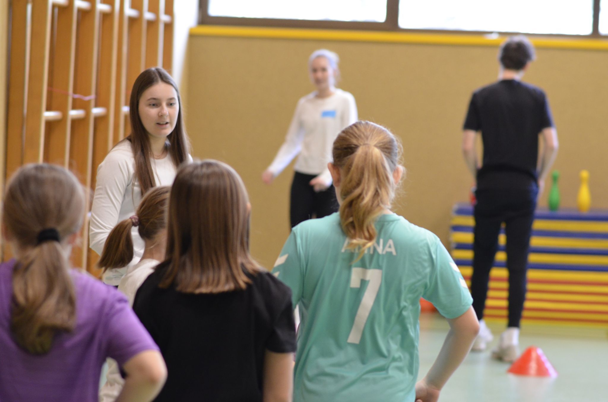 Teamgeist war auch in der Fit4Life-Zone gefragt.