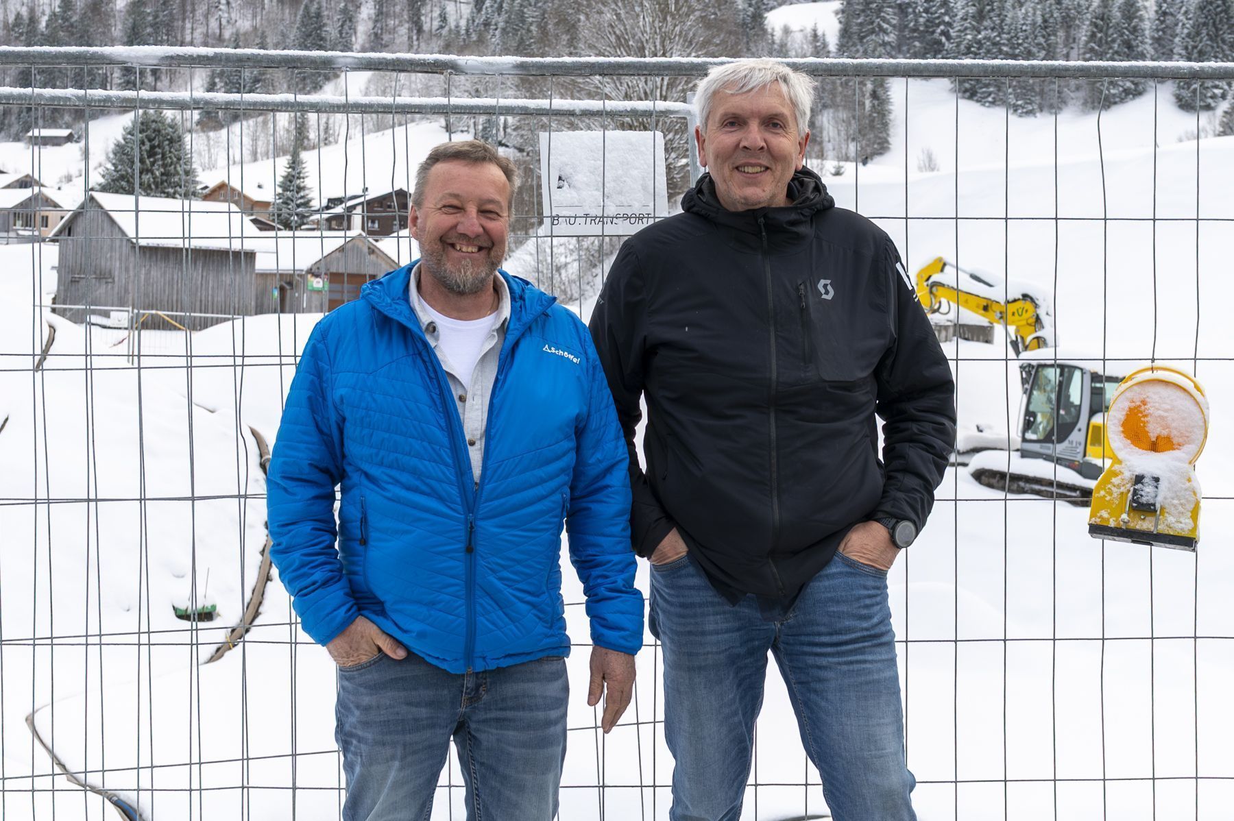 Die Eigentümer vom den beiden Wohnungen im Dachgeschoß, Dietmar Albrecht und Wolfgang Elmenreich