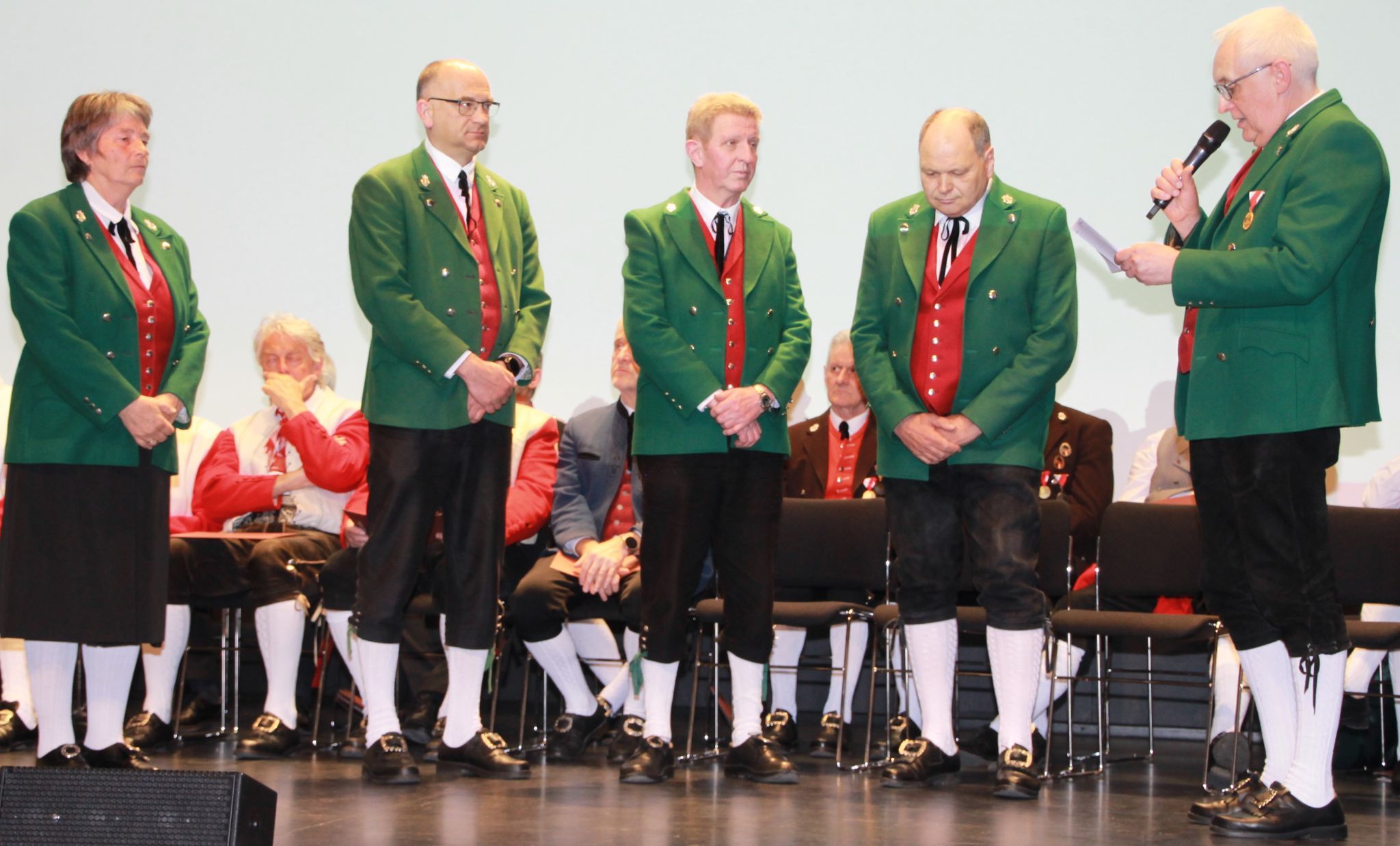 Aus Hörbranz konnten gleich vier Persönlichkeiten eine Ehrung für 40 und 50 Jahre entgegennehmen.