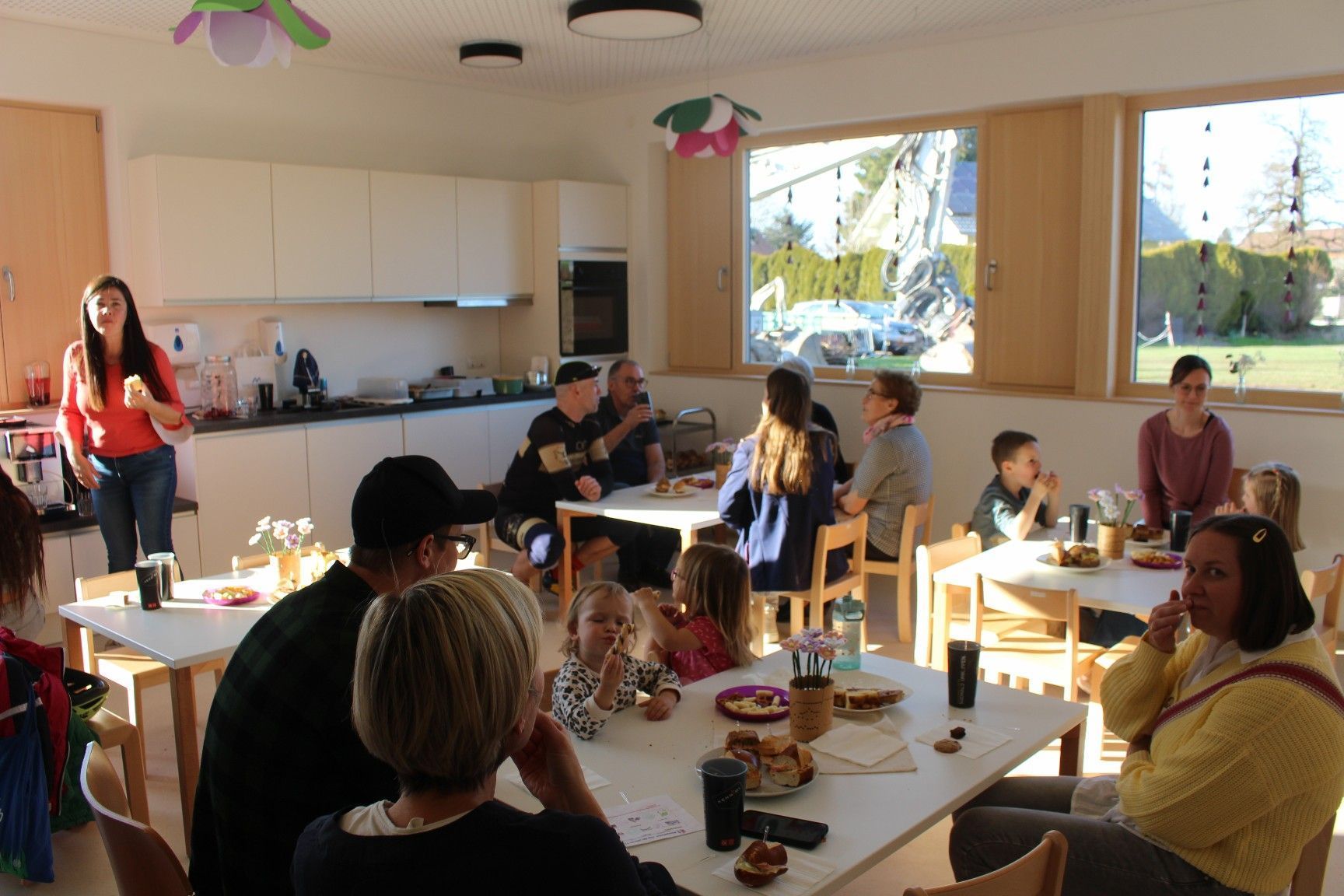 Der neue Speiseraum eröffnet dem Ganztagesbetrieb und damit der Mittagsbetreuung neue Möglichkeiten.